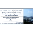 Acupuncture William Dubé - Acupuncturists