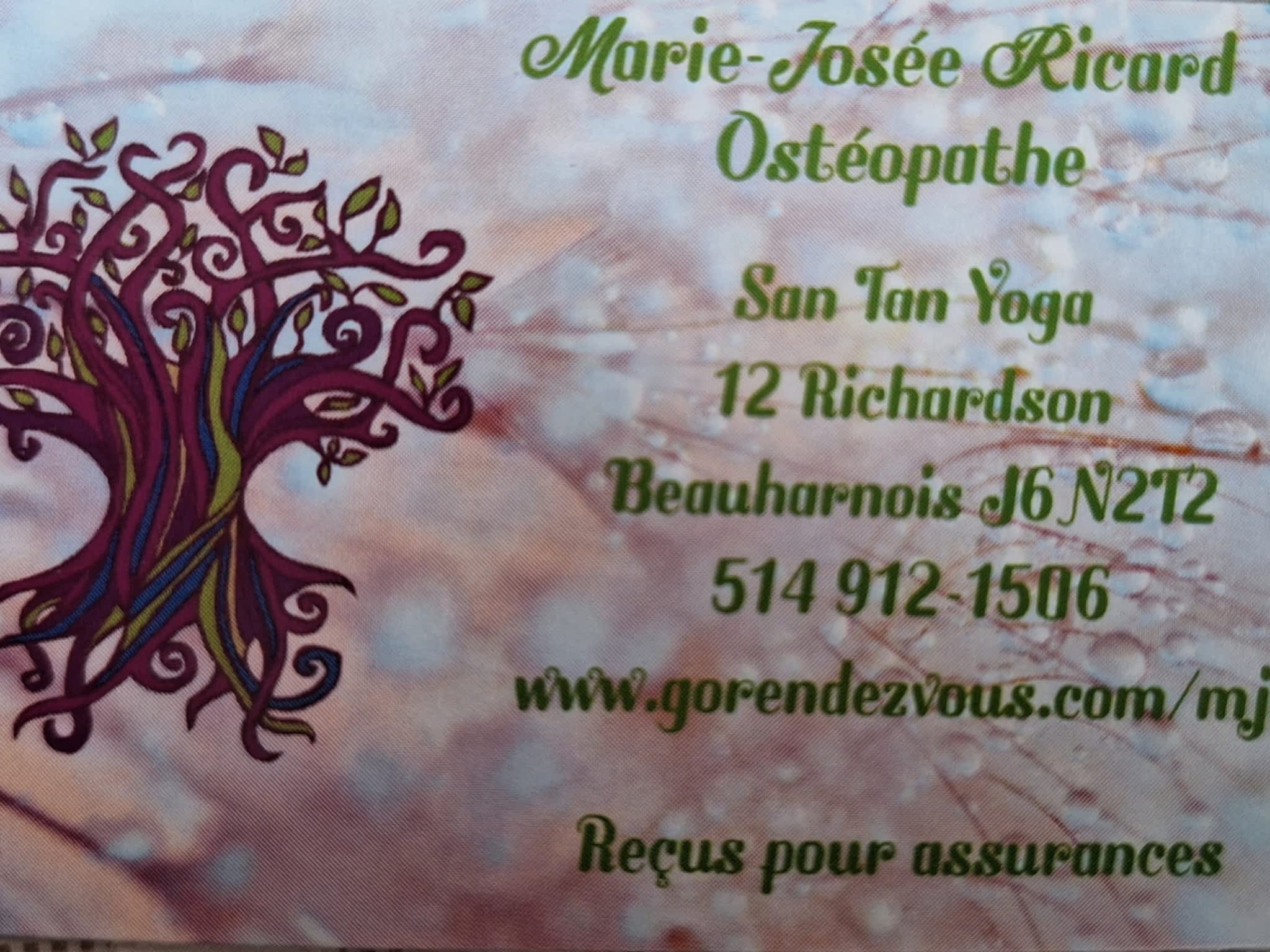 photo Ostéopathie Marie-Josée Ricard