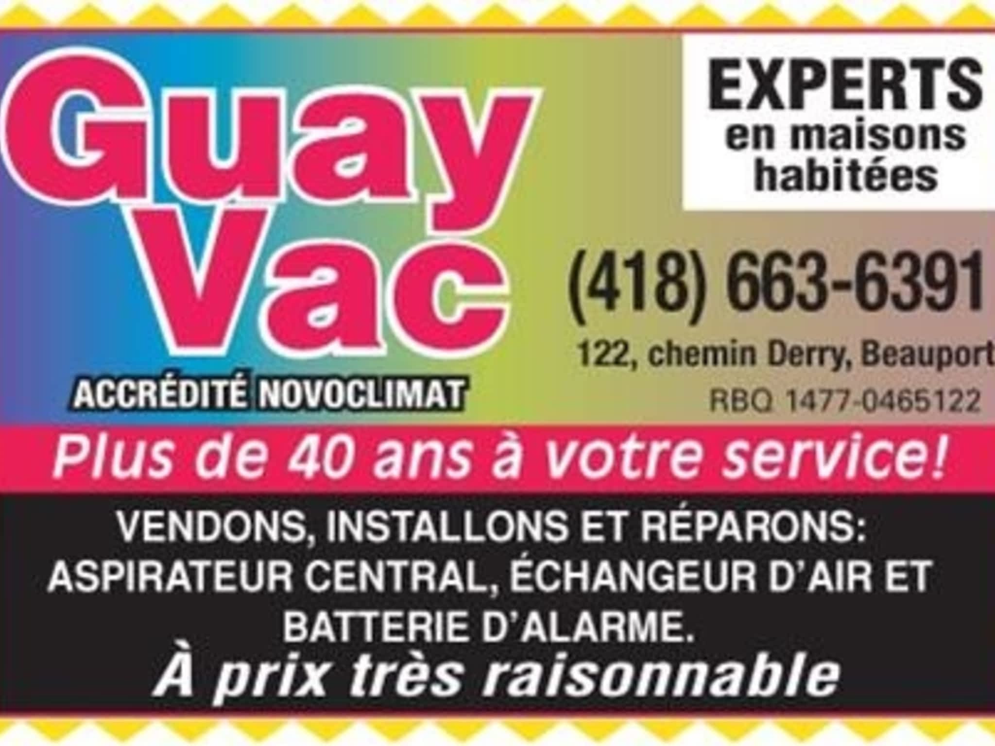 photo Aspirateur Central Guay-Vac