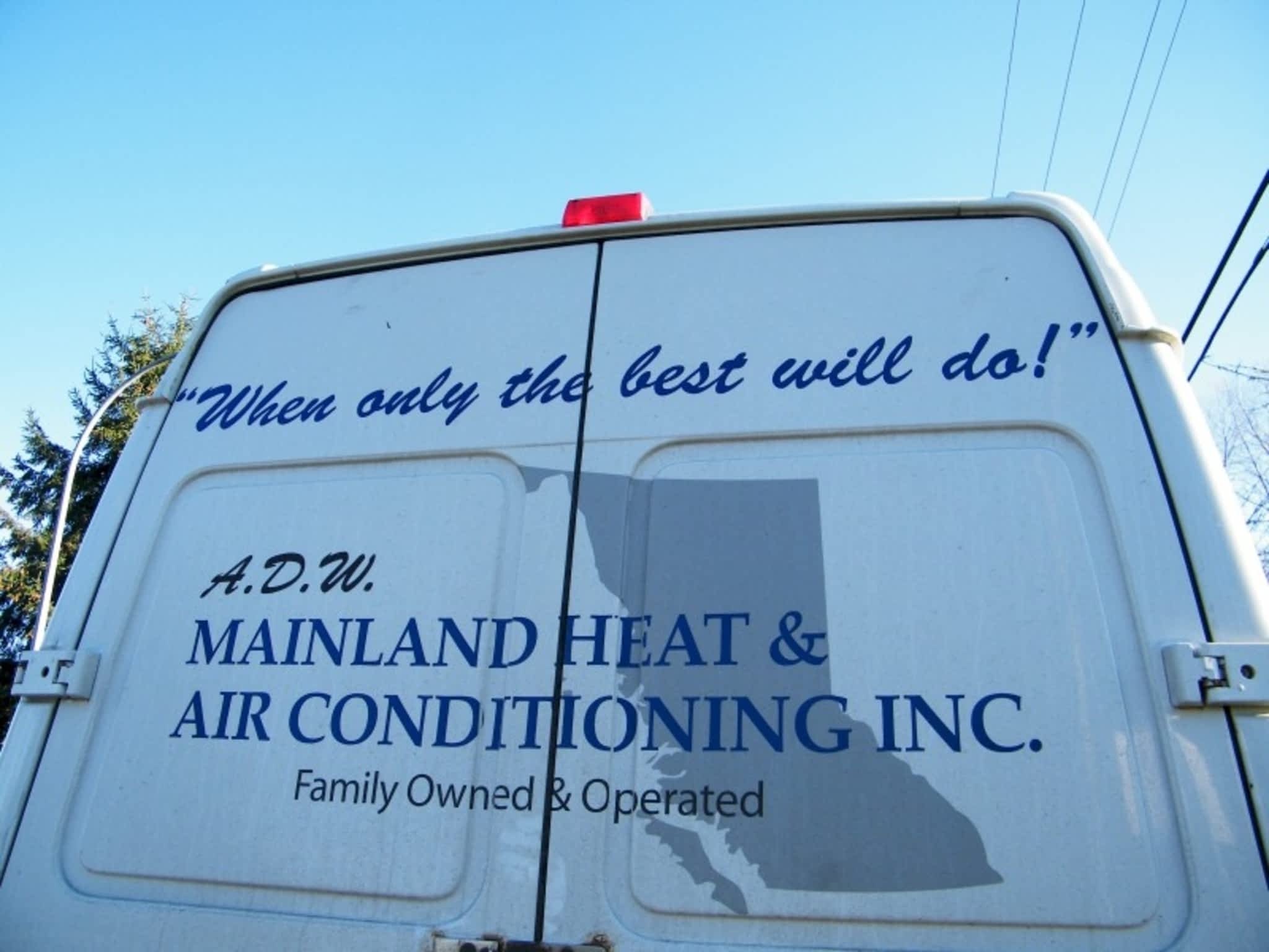 photo ADW Mainland Heat and Air Conditioning