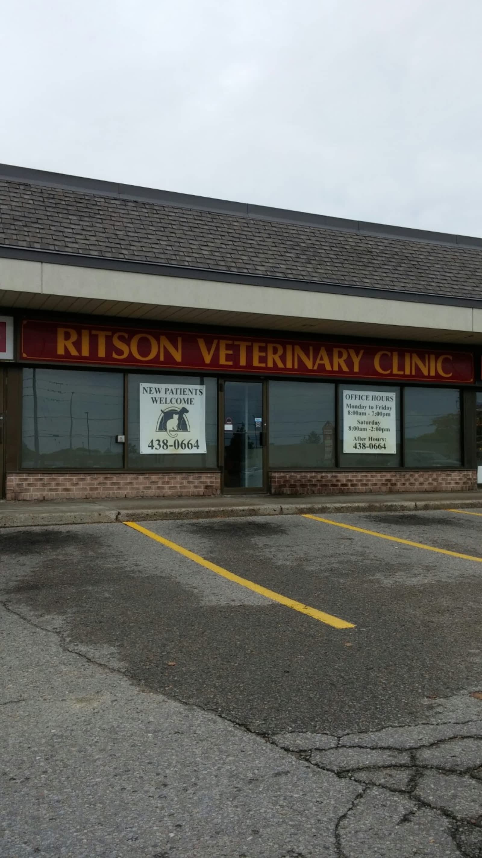 Ritson Veterinary Clinic Opening Hours 300 Taunton Rd E, Oshawa, ON