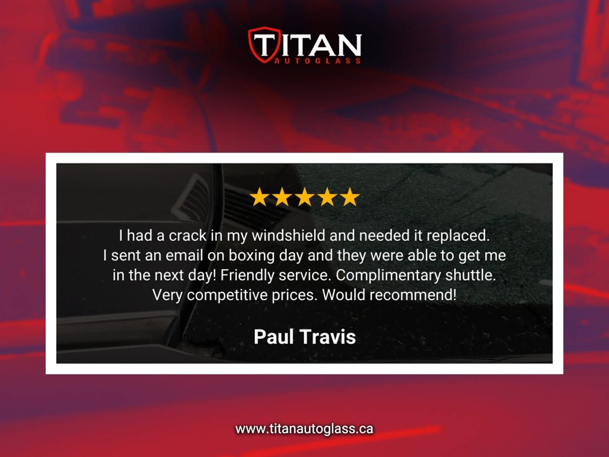 photo Titan Auto Glass Guelph - Car glass Windshield repair