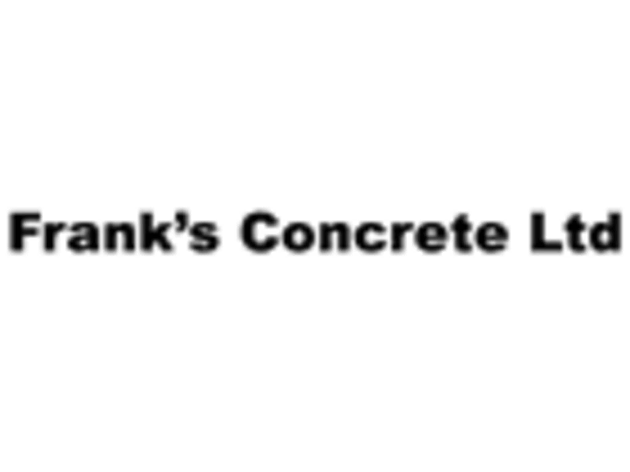 photo Frank's Concrete Ltd