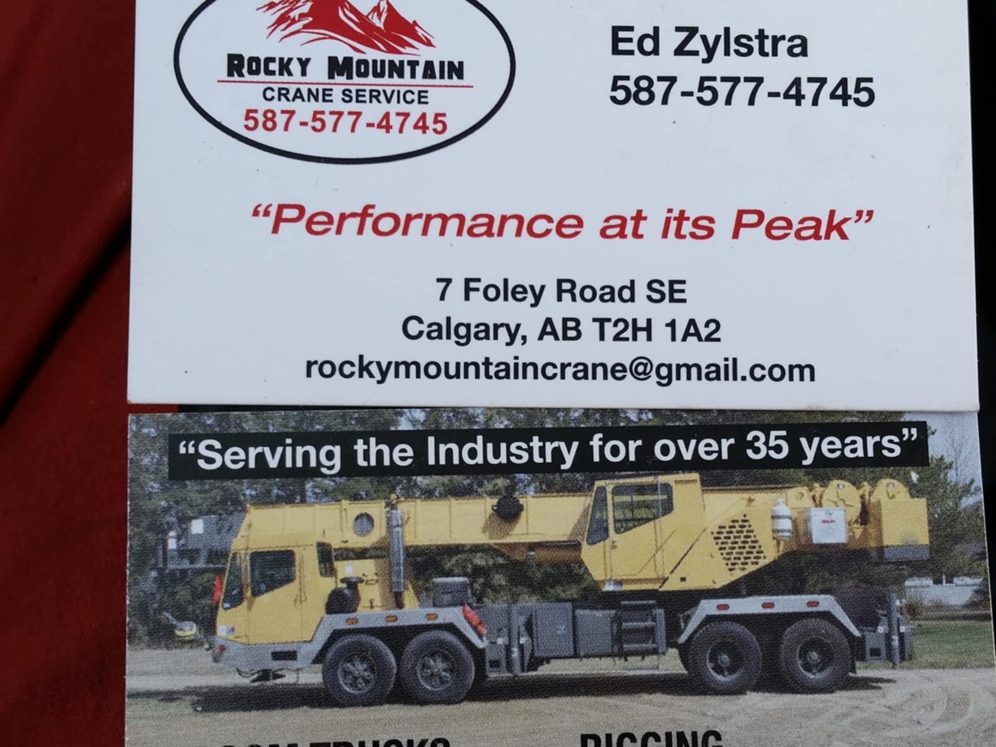 photo Rocky Mountain Crane Service