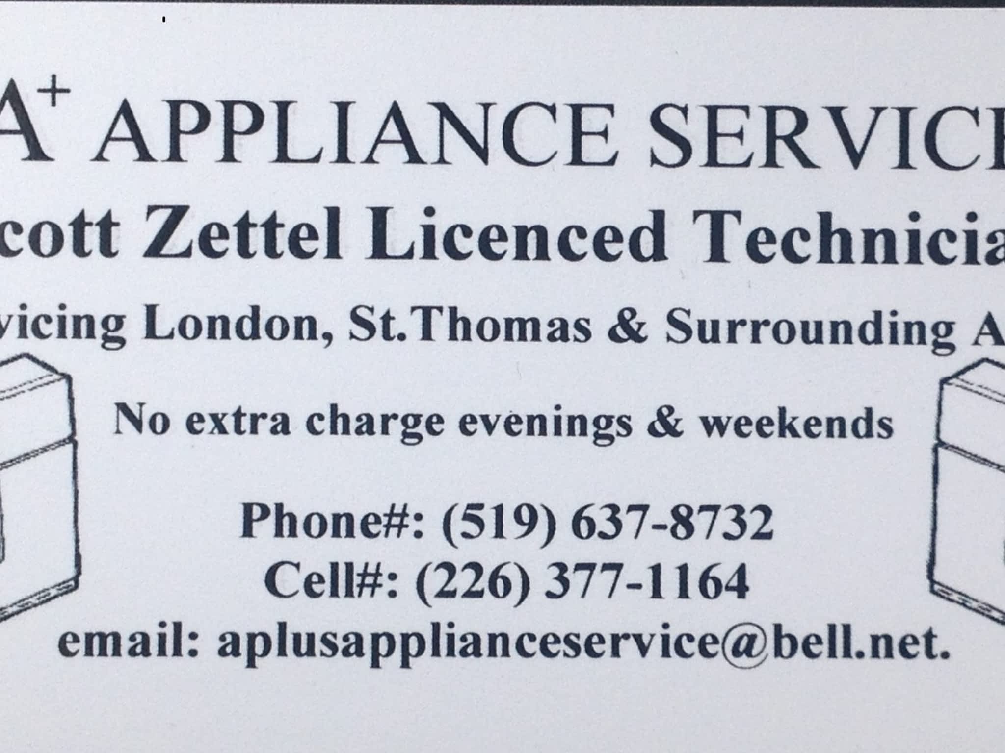 photo A Plus Appliance Service