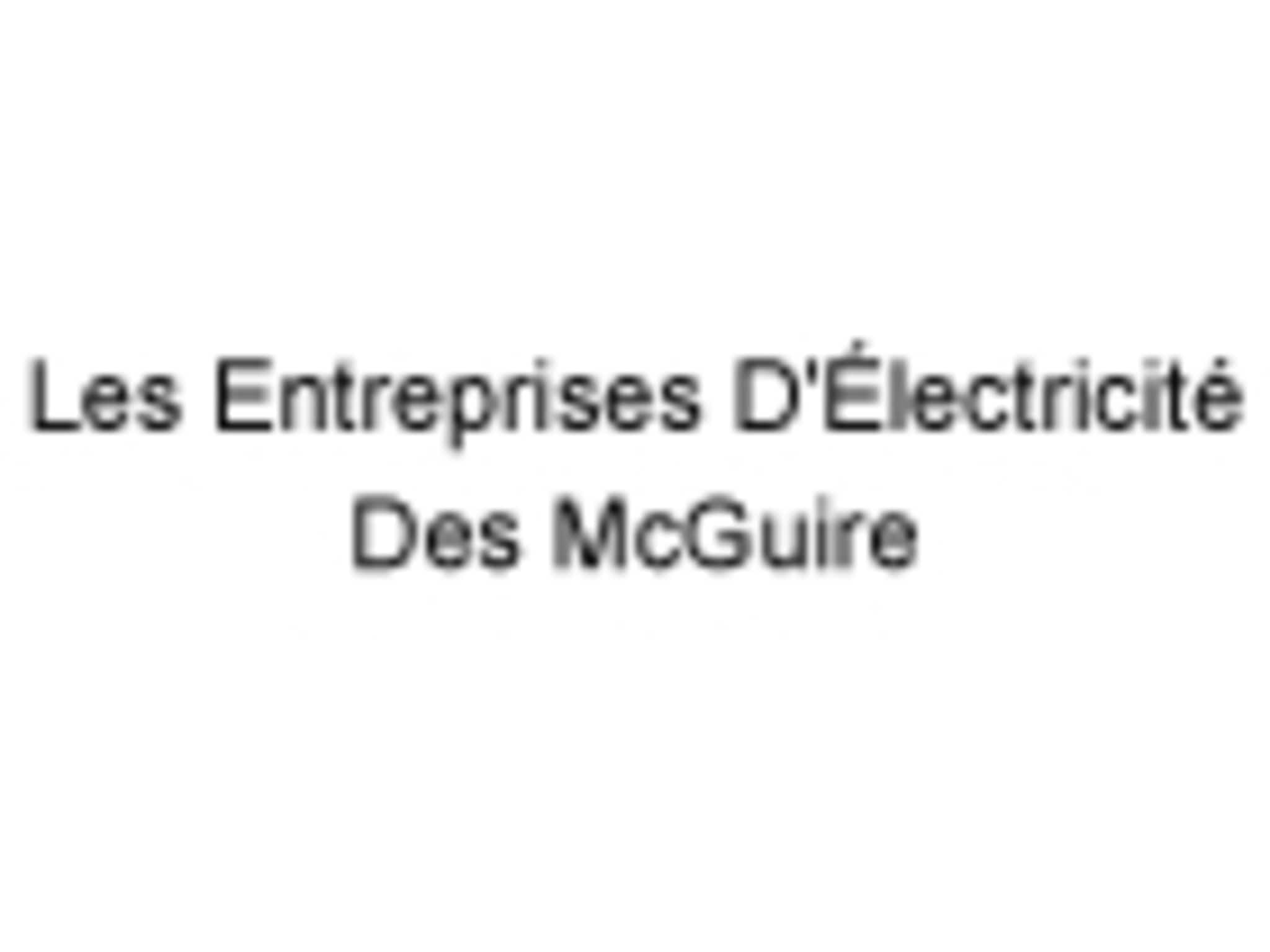 photo Les Entreprises D'Électricité Des Mcguire