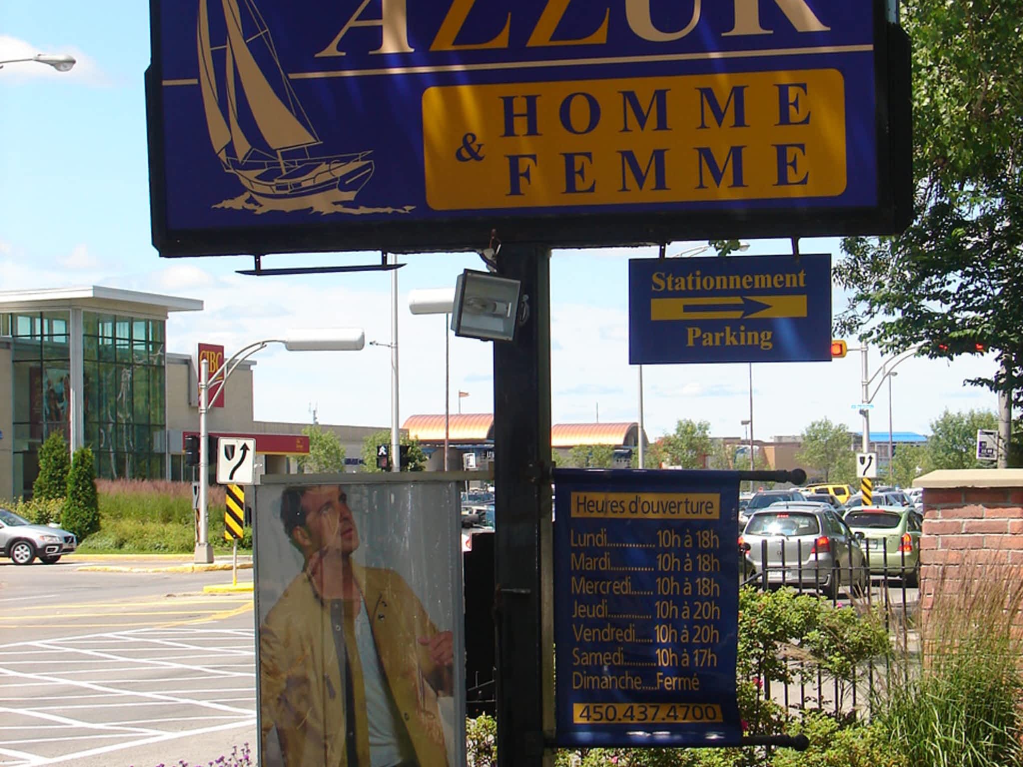 photo Boutique Azzur vêtements pour hommes et femmes