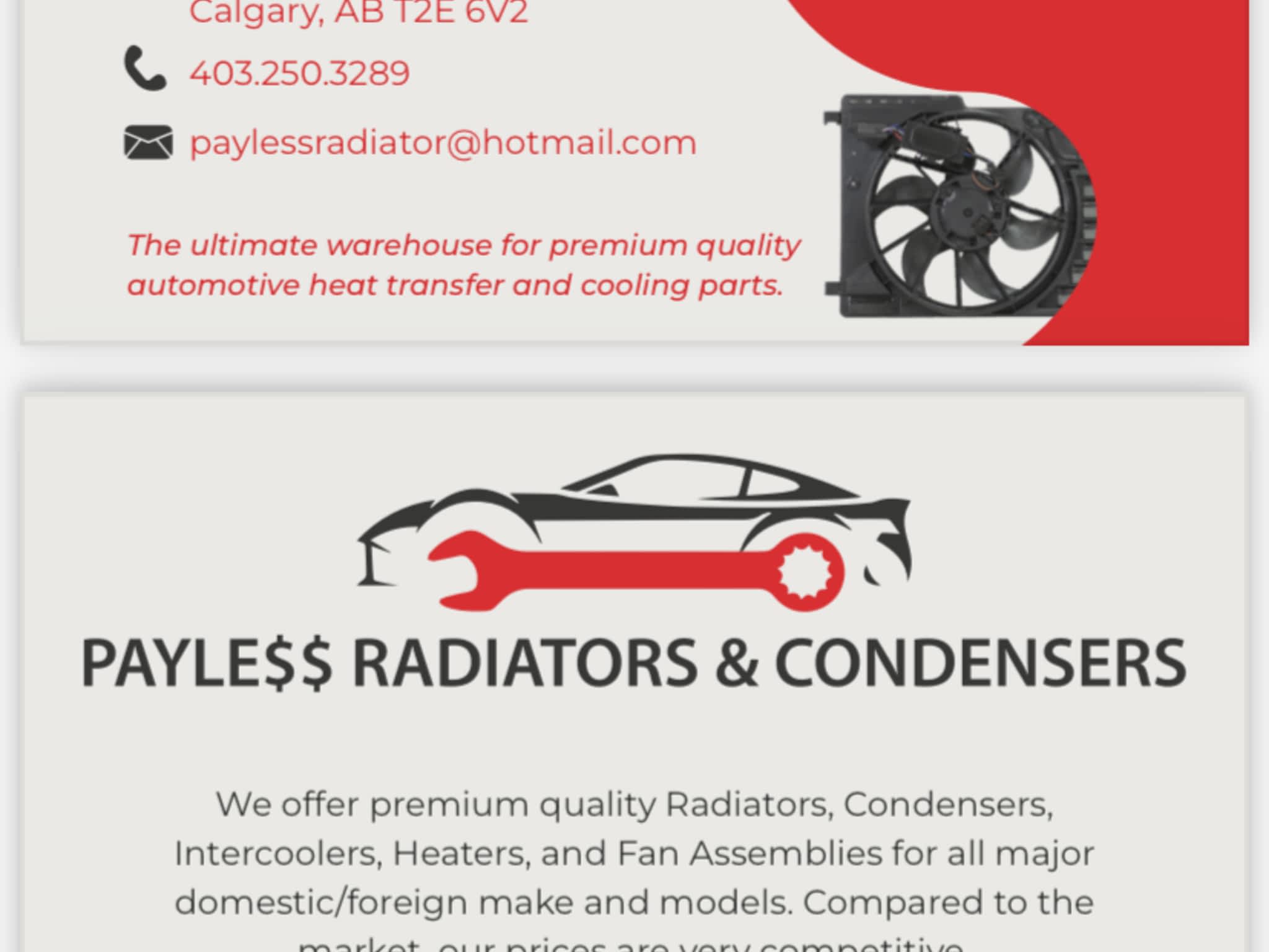 photo Payless Radiators & Condensers Ltd