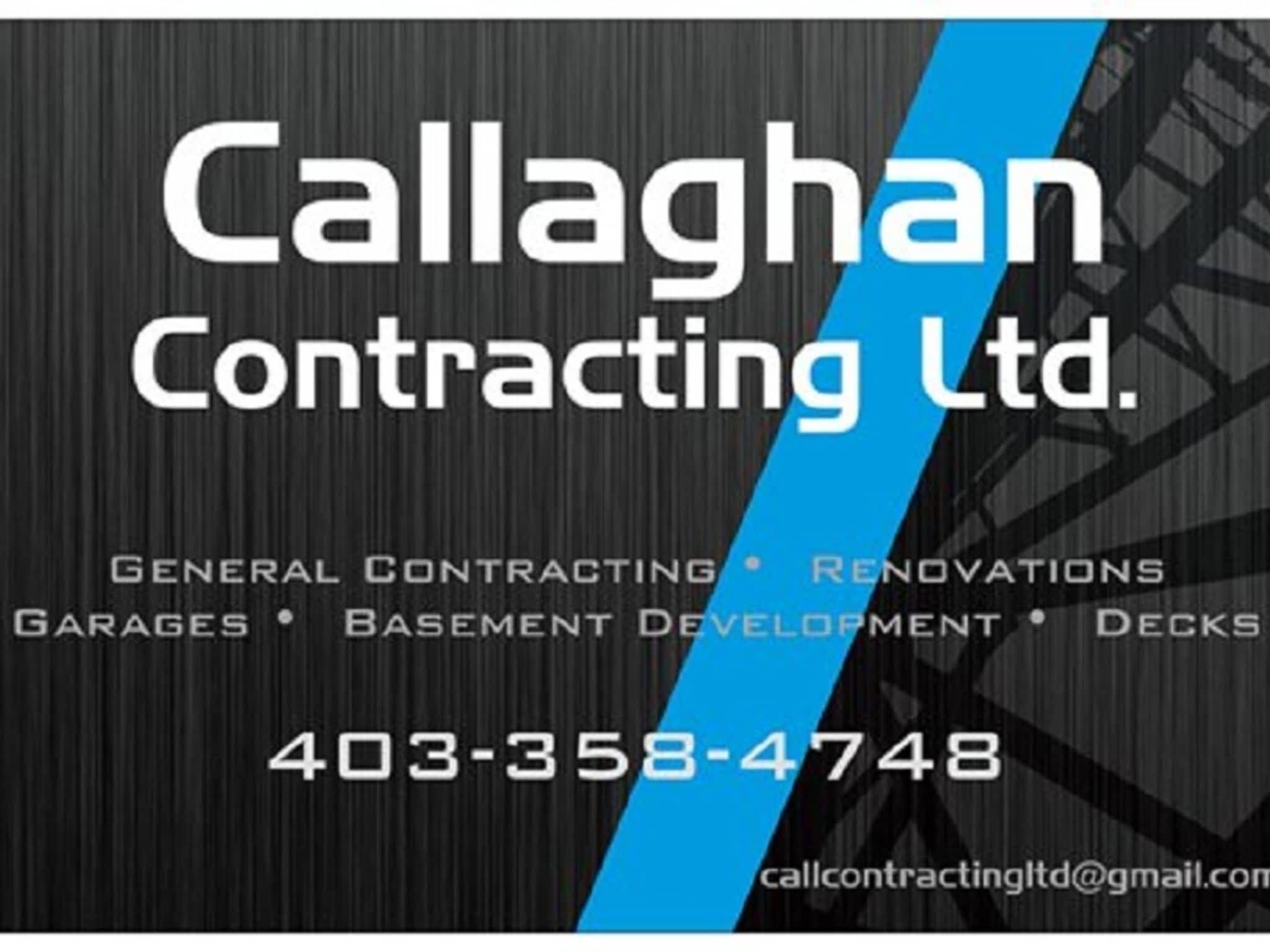 photo Callaghan Contracting Ltd.