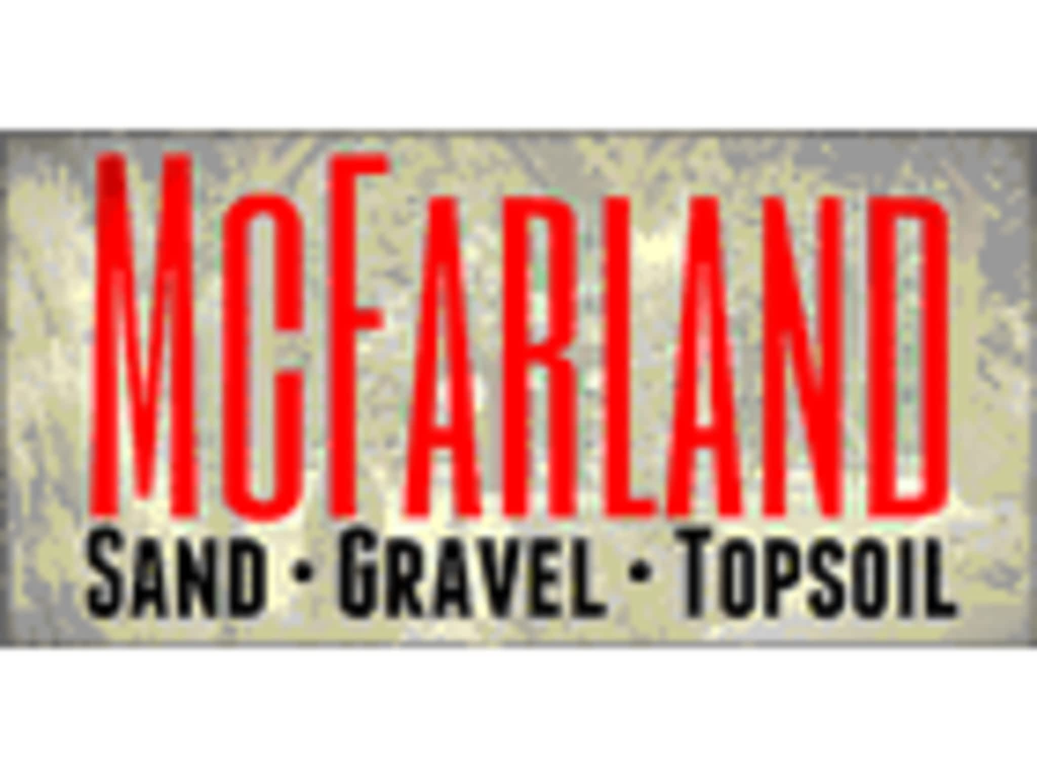 photo McFarland Sand & Gravel Ltd