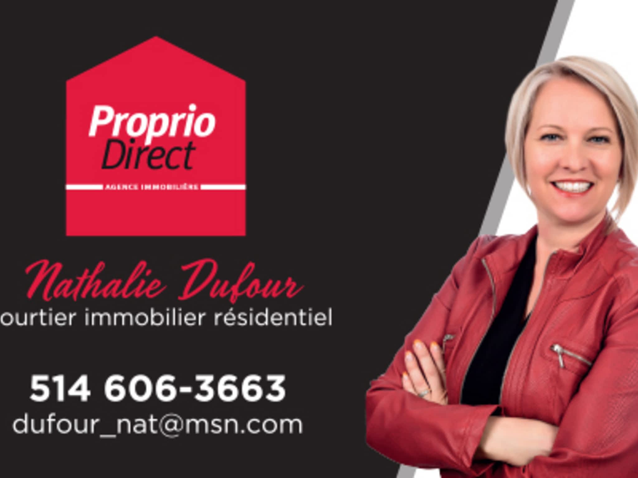 photo Nathalie Dufour Courtier immobilier Proprio Direct