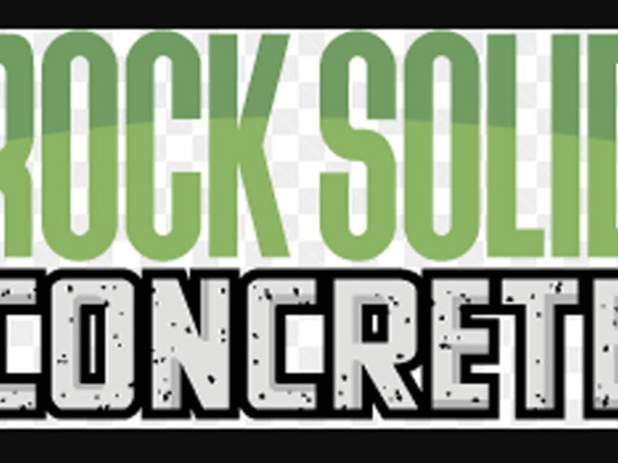 photo Rock Solid Concrete Products Inc