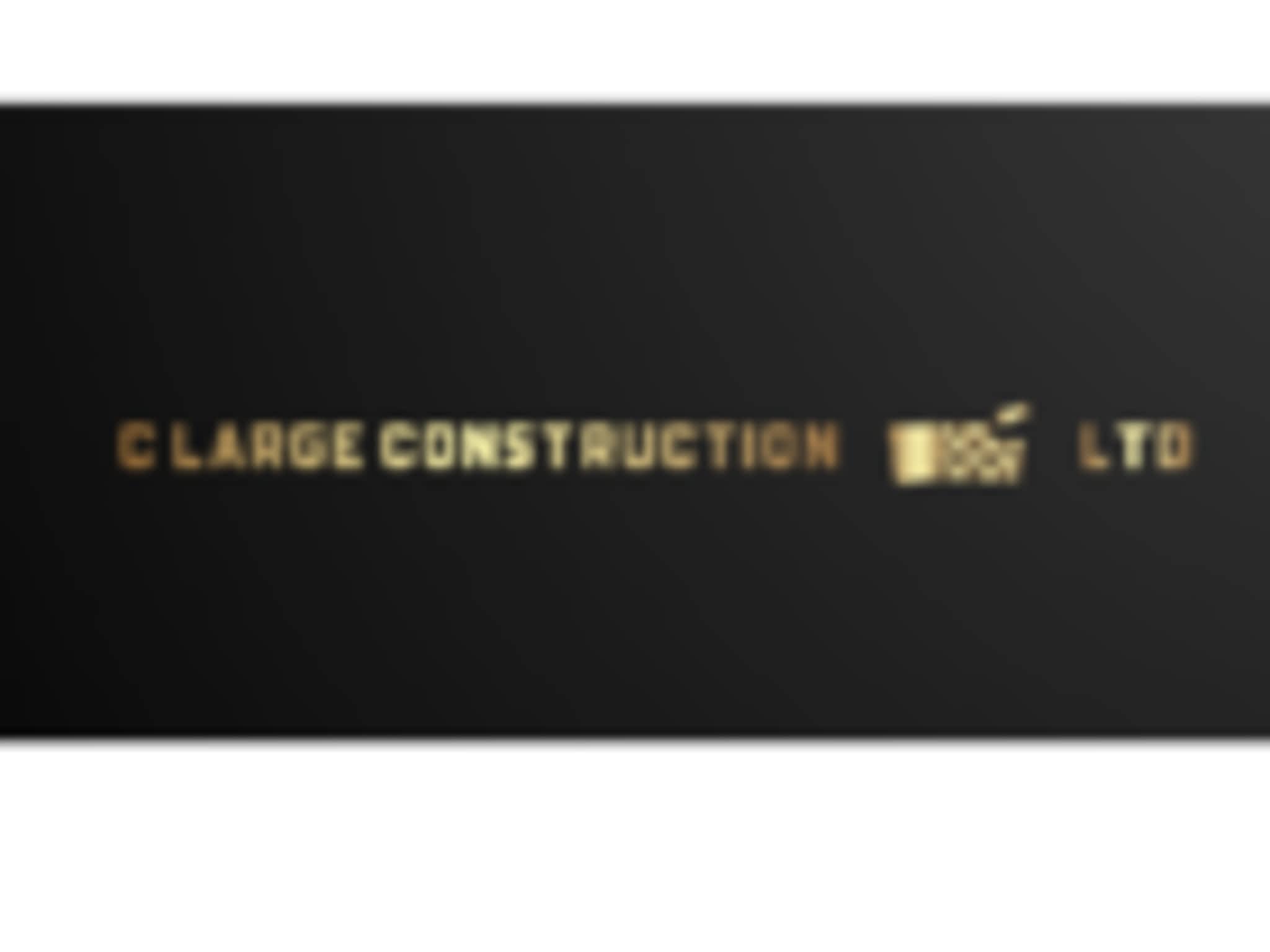 photo C Large Construction Ltd