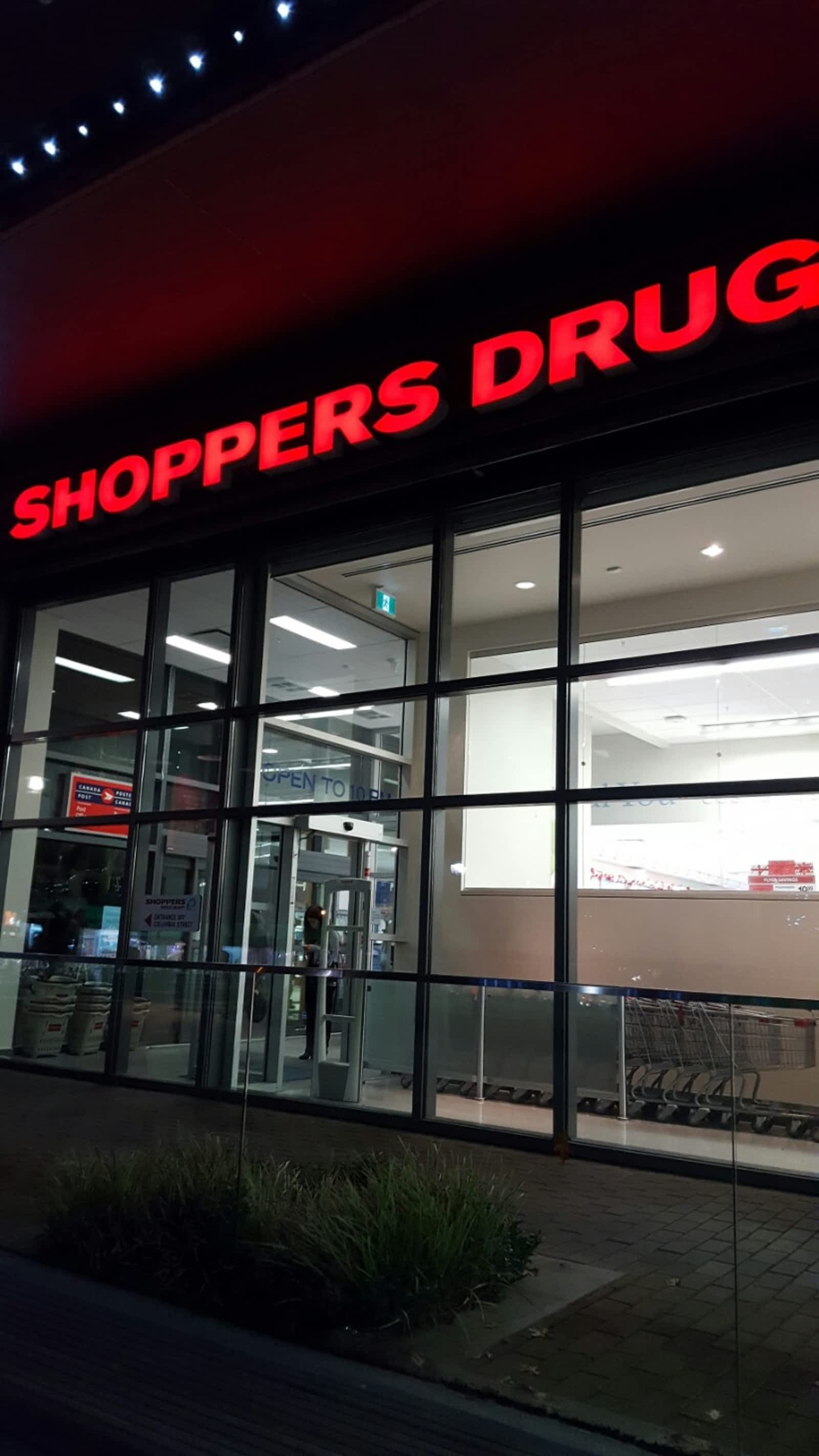 Shoppers Drug Mart Opening Hours 288 Columbia St E, New Westminster, BC
