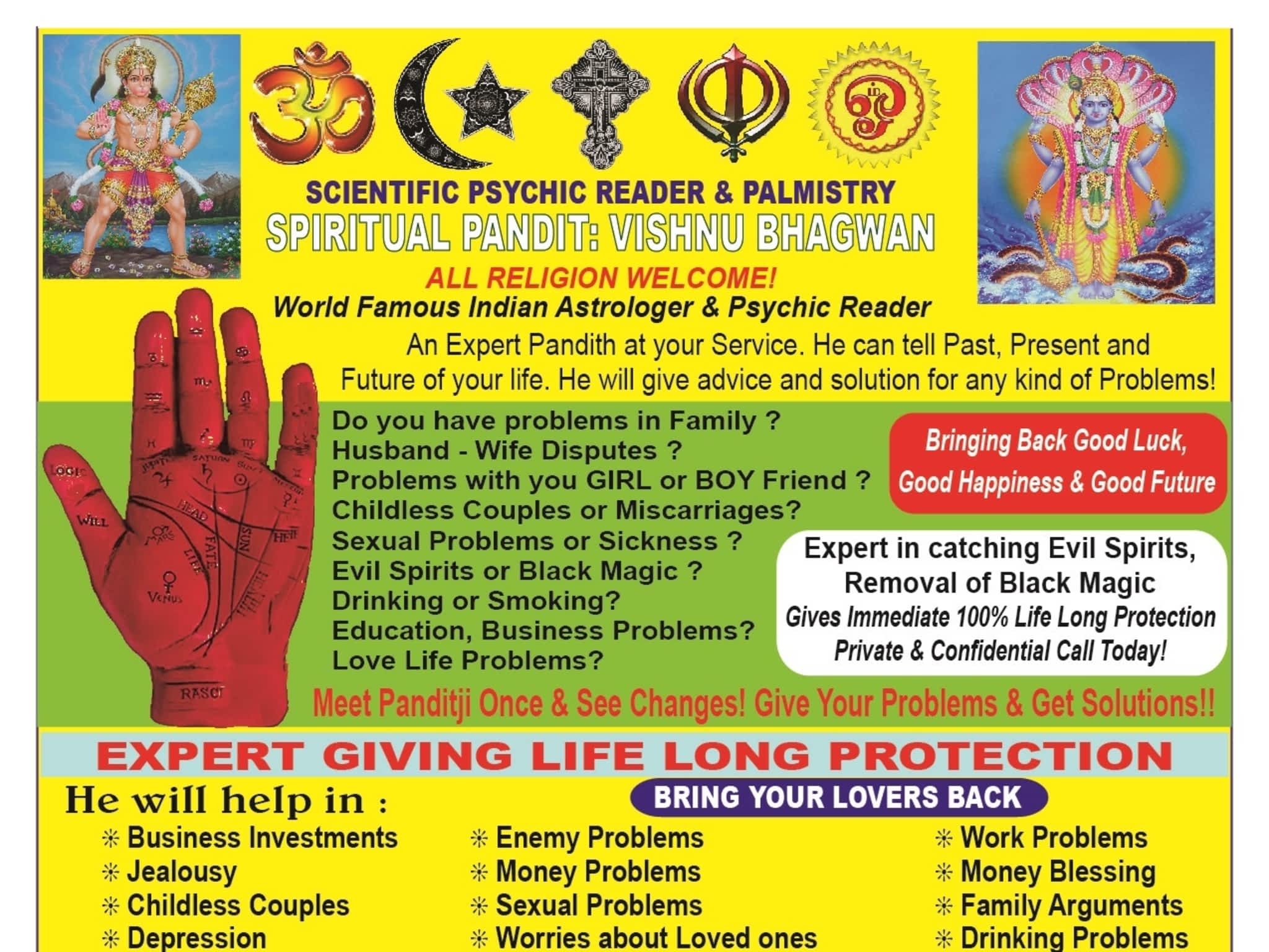 photo Indian Astrologer and Psychic Reader- 6th Generation