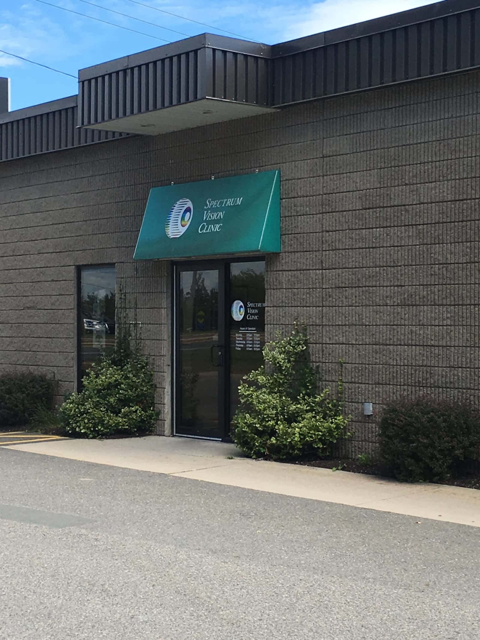 Spectrum Eyecare & Eyewear Opening Hours 550 Prospect St