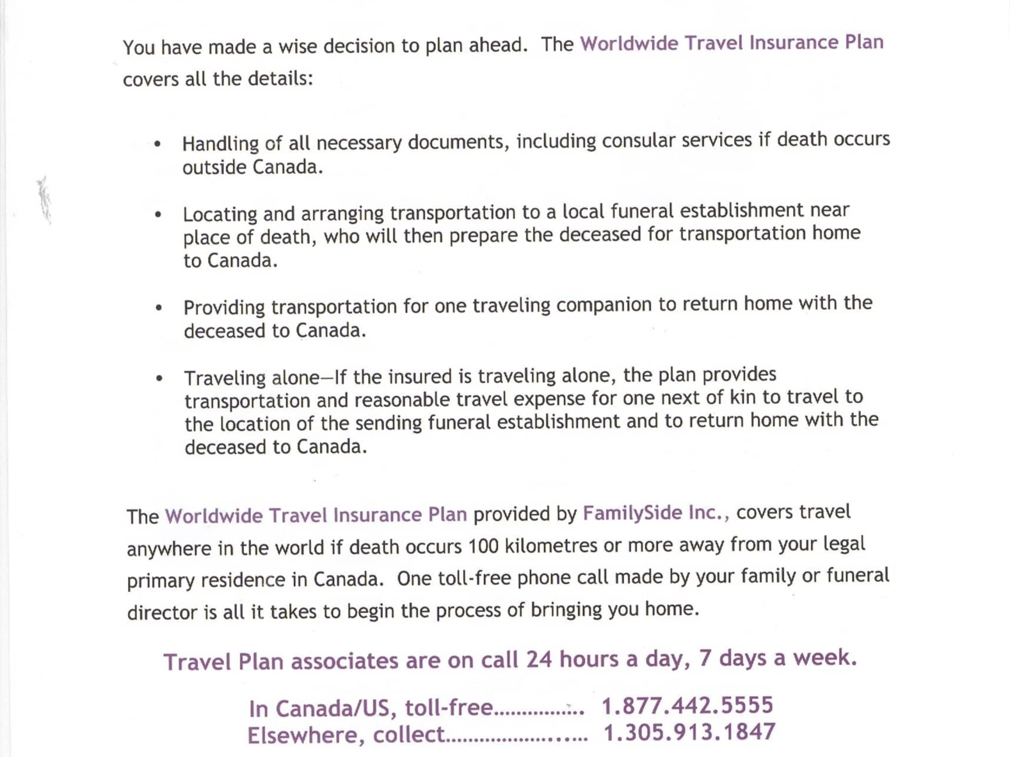photo Canada Purple Shield Plan Insurance