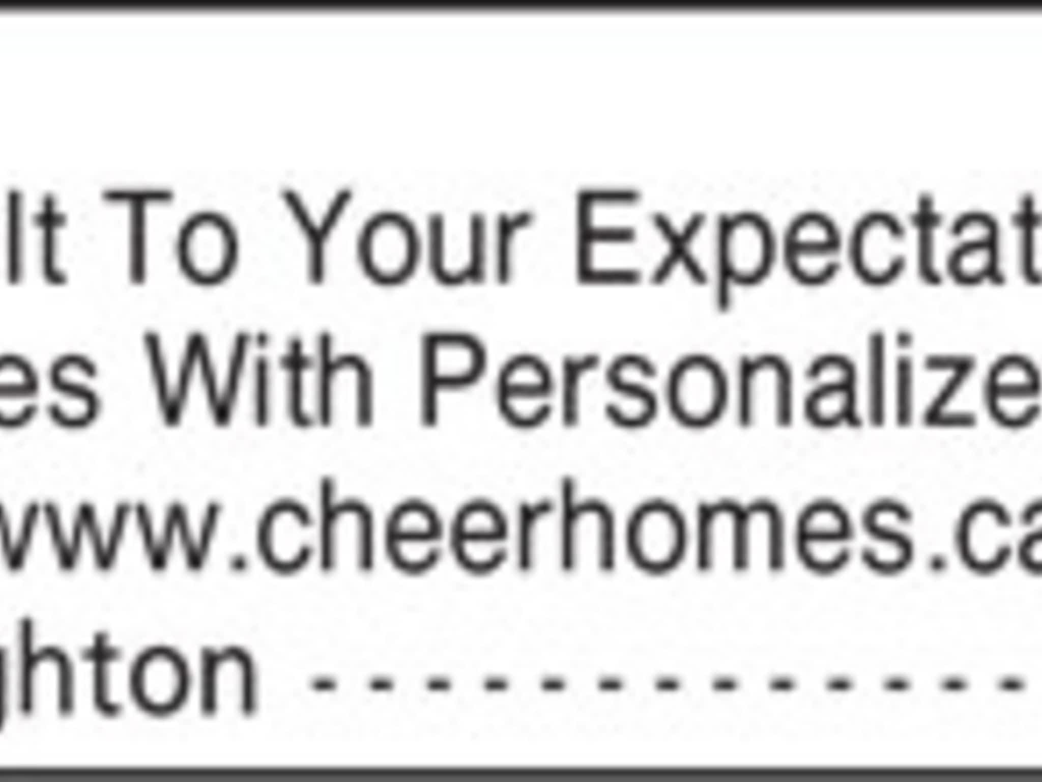 photo Cheer Homes