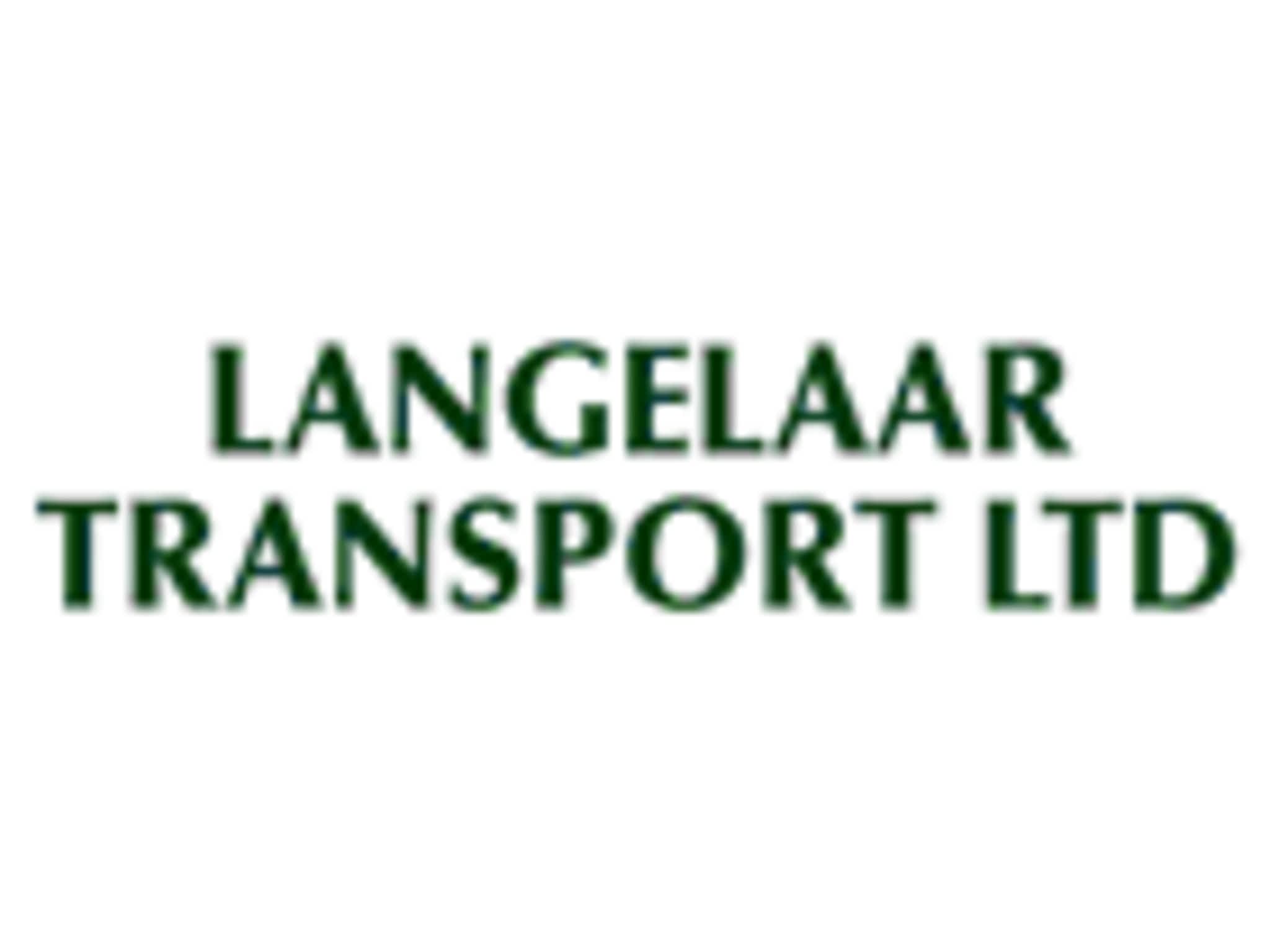 photo Langelaar Transport Ltd
