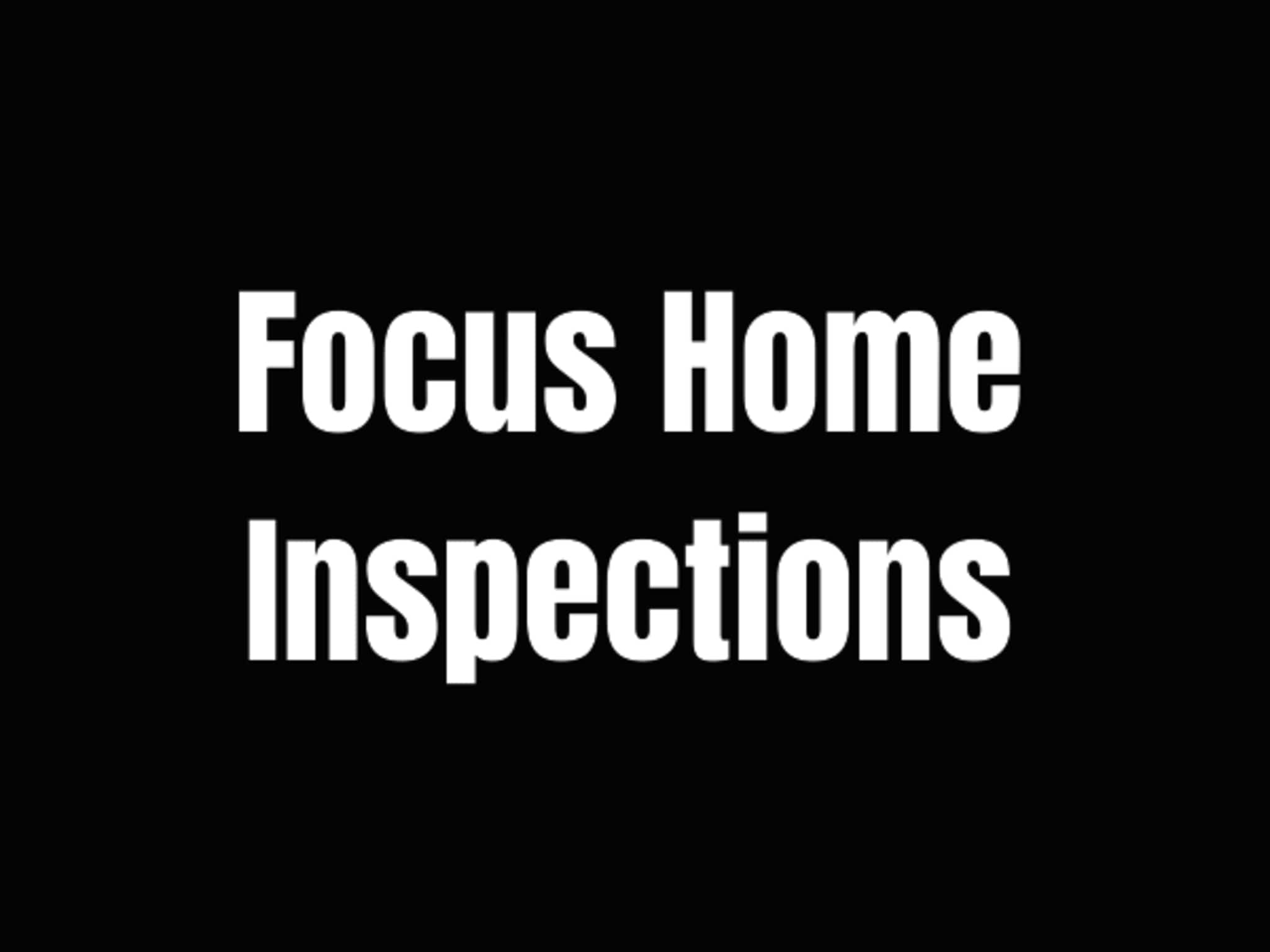 photo Focus Home Inspections