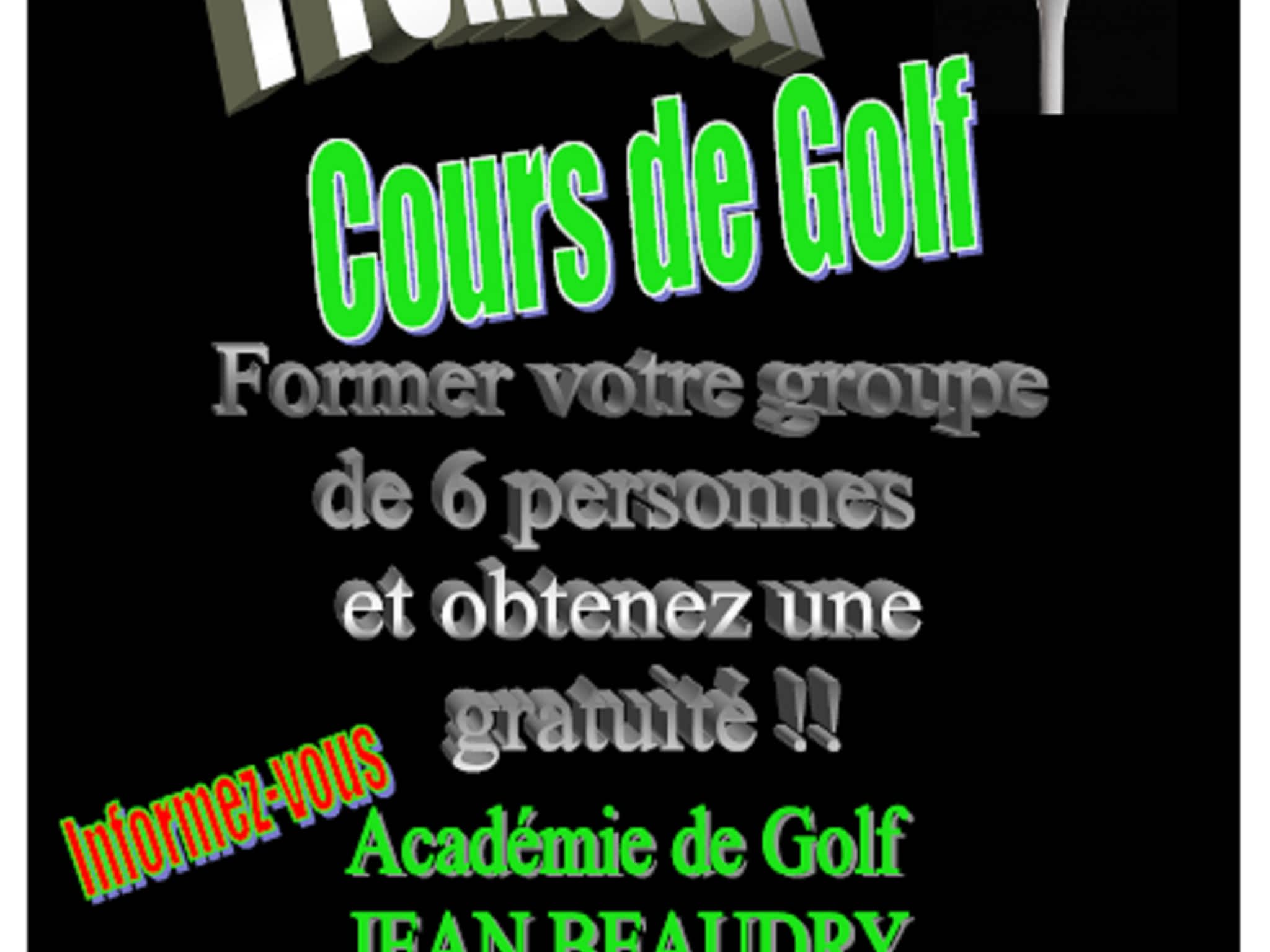 photo Académie de golf Jean Beaudry