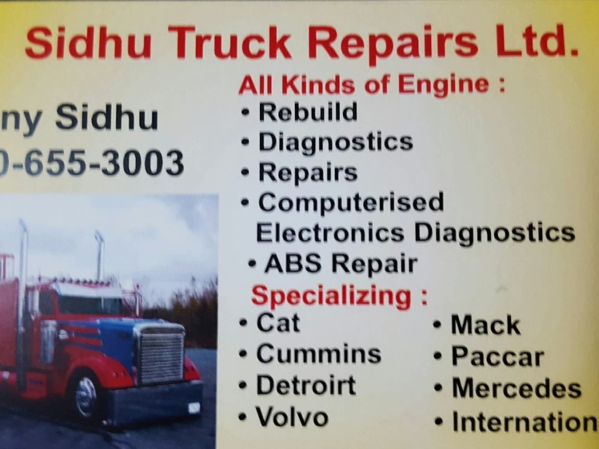 photo Sidhu Truck Repairs Ltd