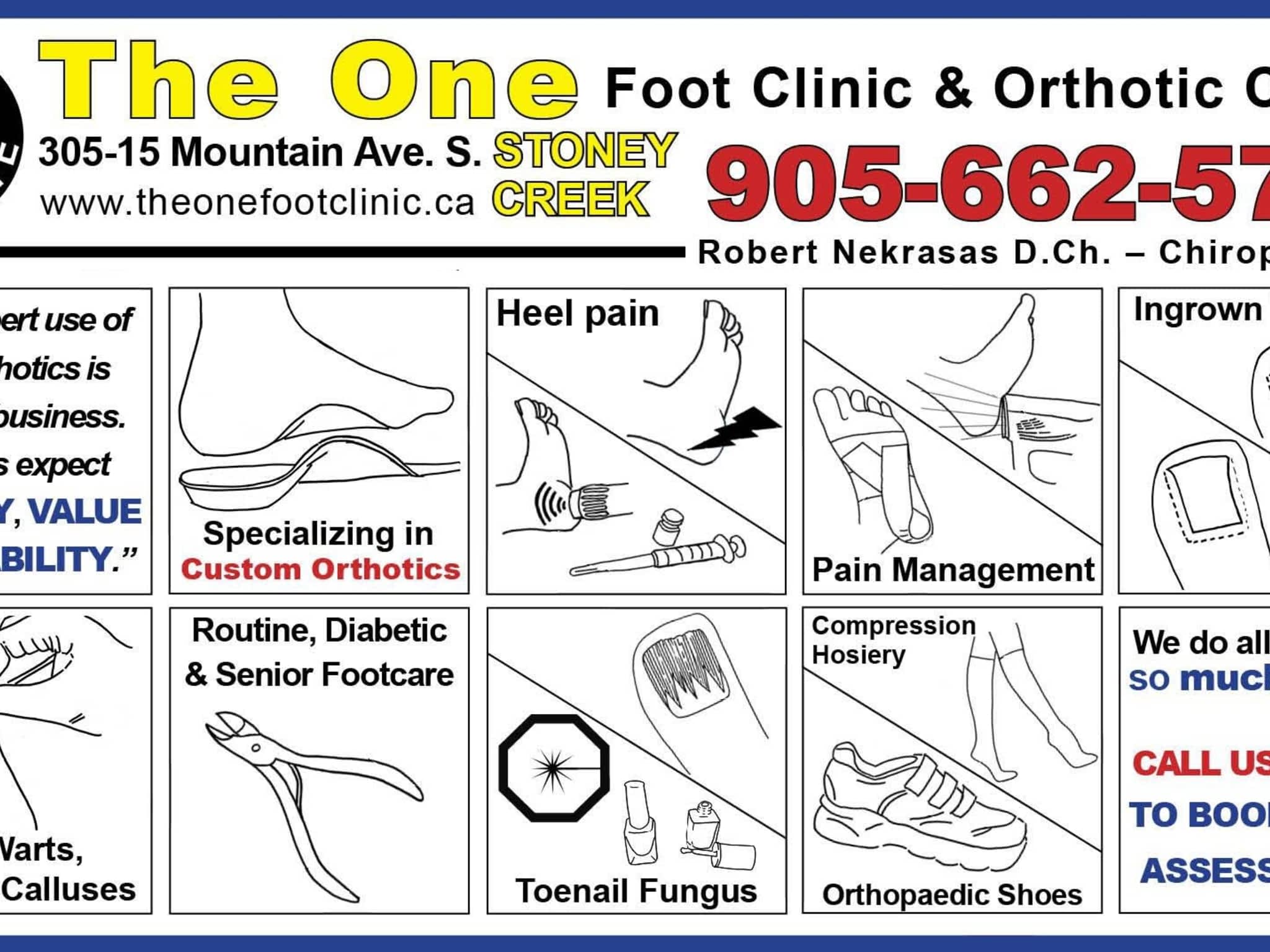 photo The One Foot Clinic & Orthotic Centre