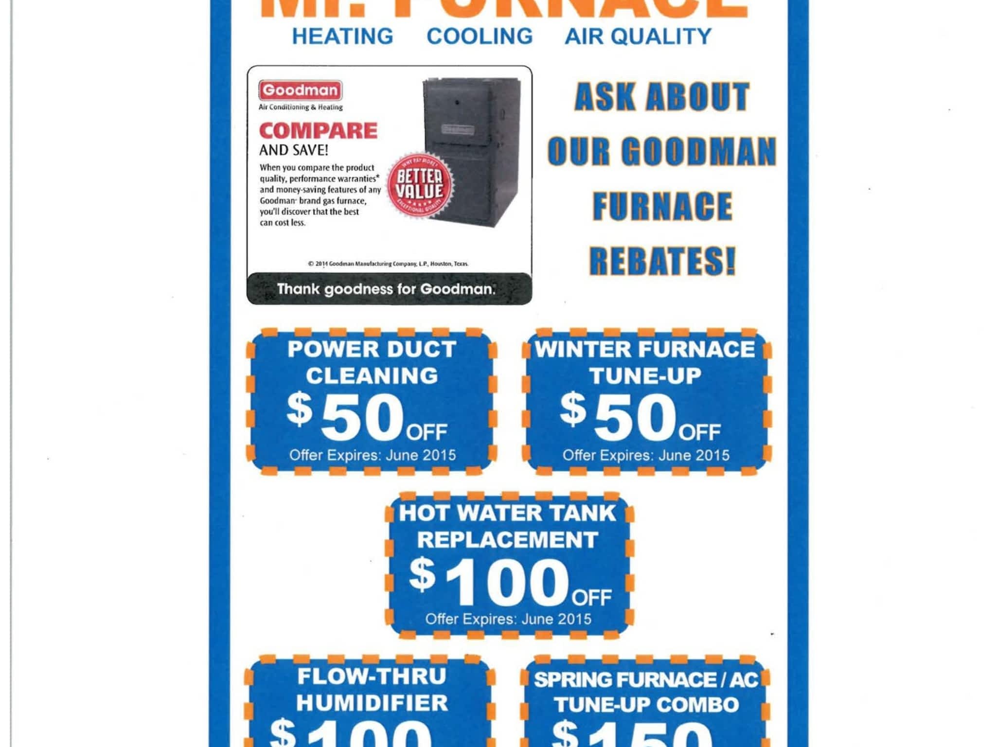 photo Mr Furnace Heating And Air Conditioning