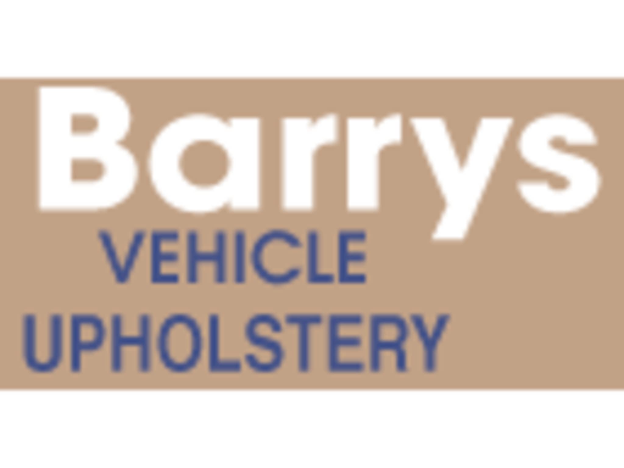 photo Barry's Vehicle Upholstery