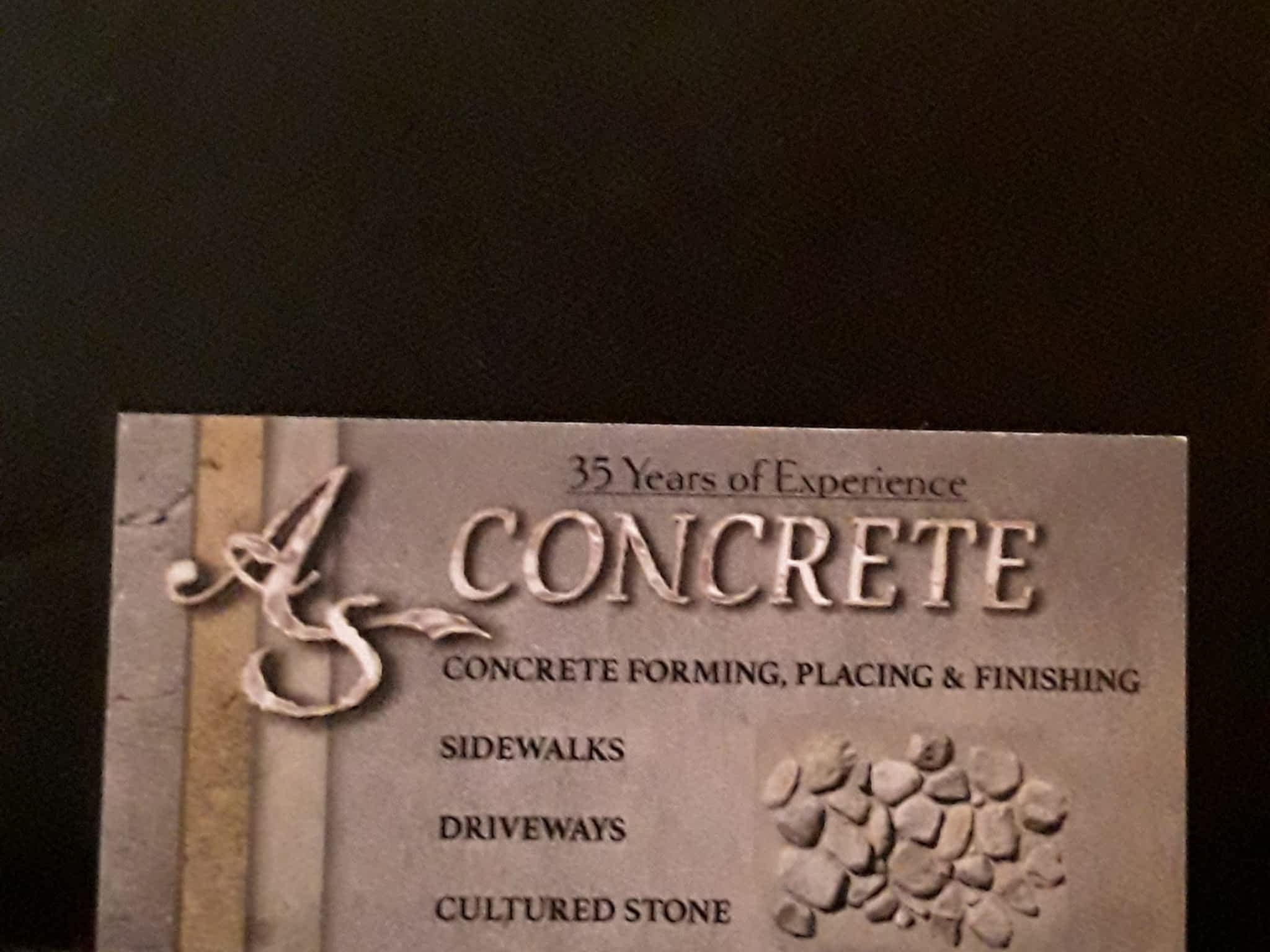 photo AS Concrete
