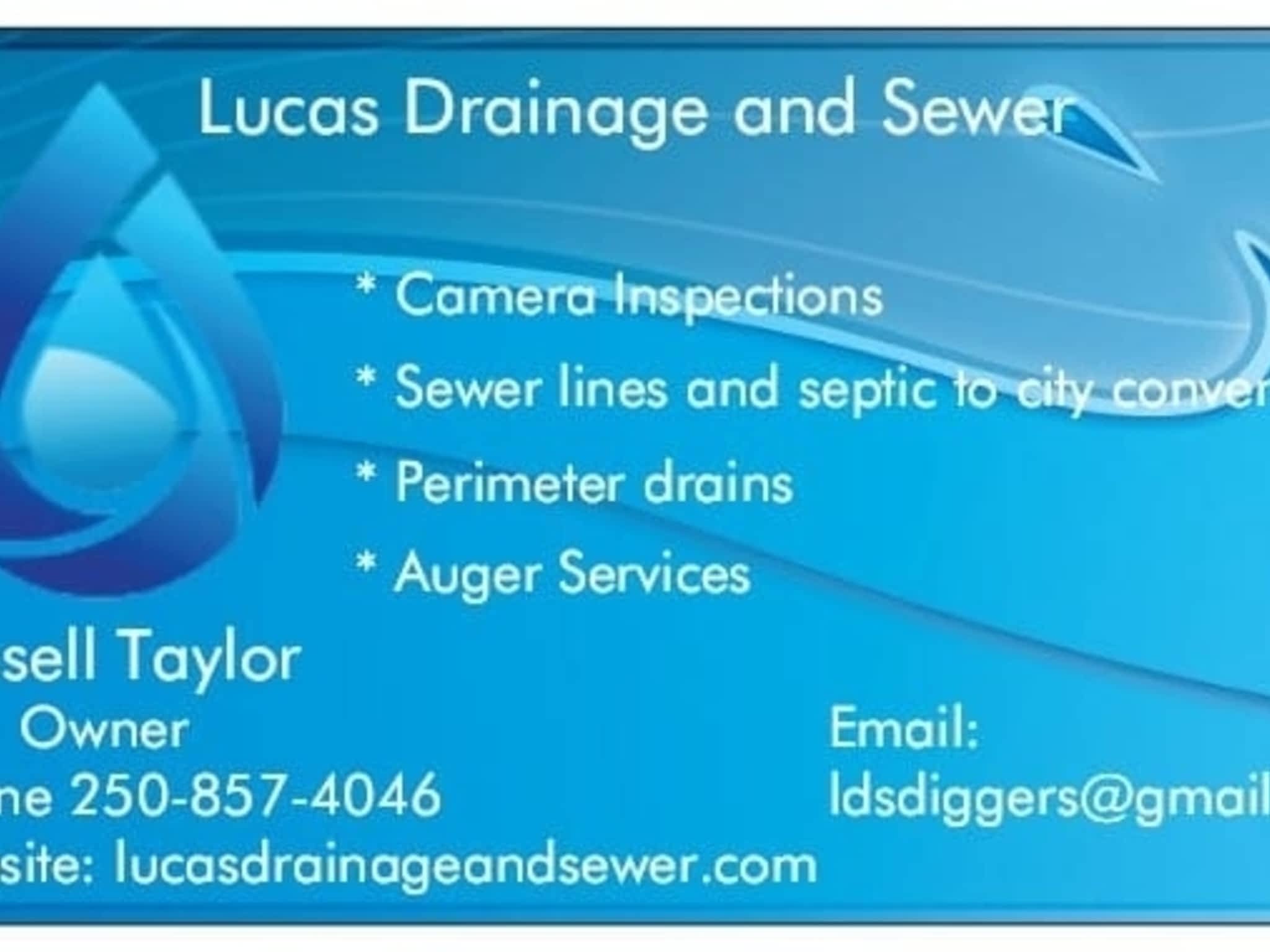 photo Lucas Drainage and sewer