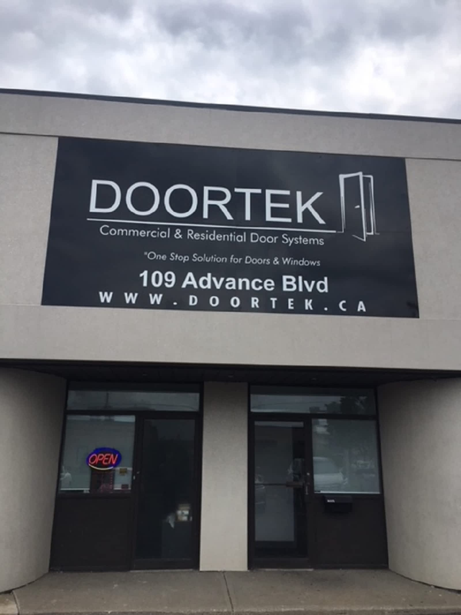 Doortek Inc Opening Hours 109 Advance Blvd Brampton On