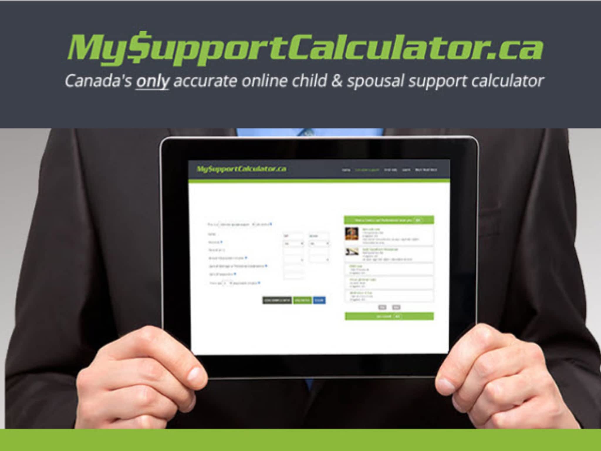 photo My Support Calculator