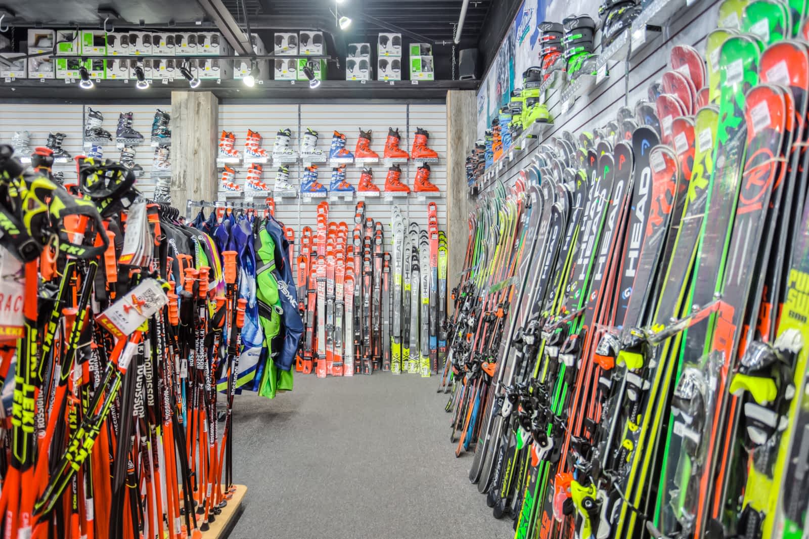 Skiing shop