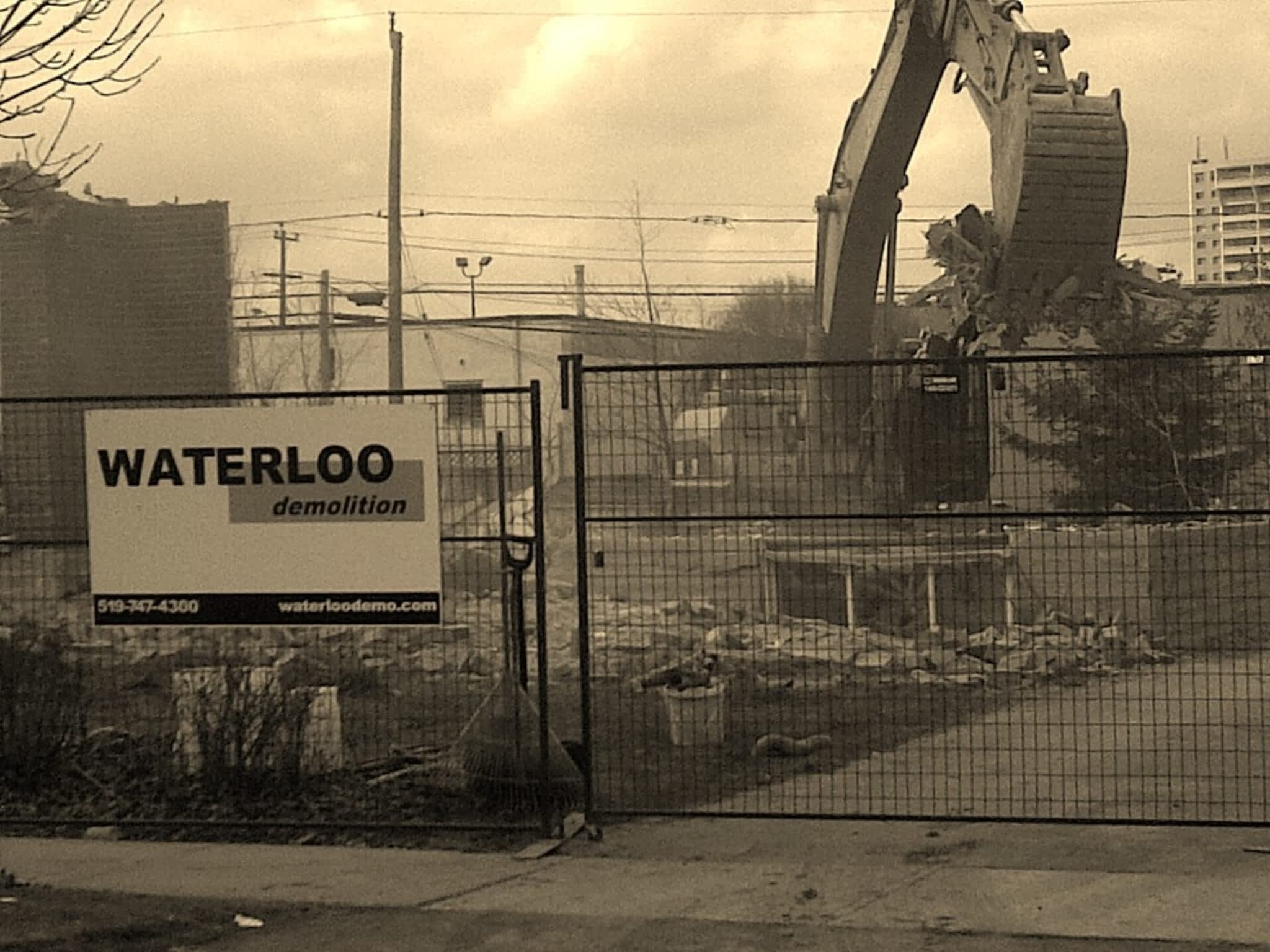 photo Waterloo Demolition
