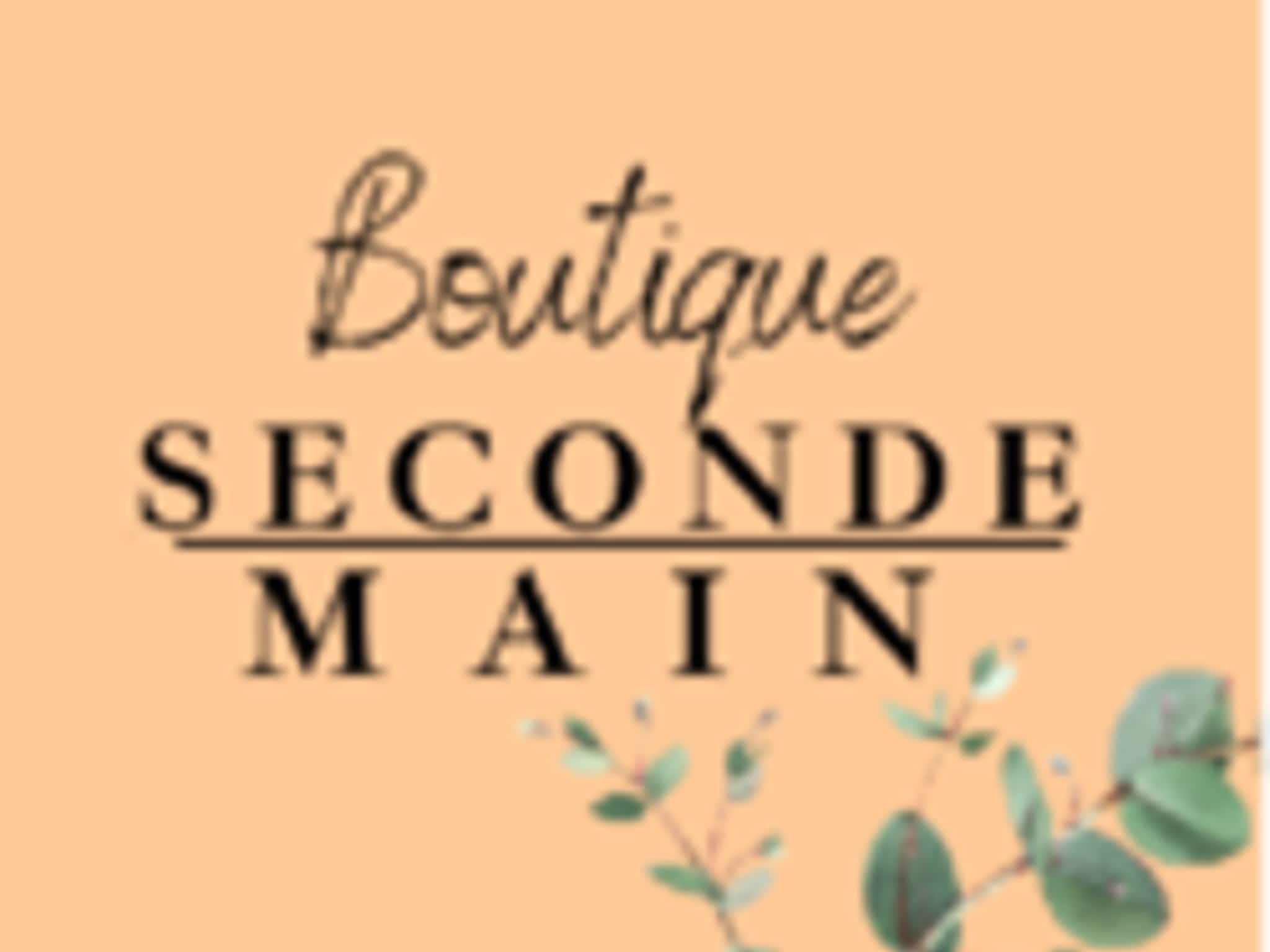 photo Boutique Seconde Main