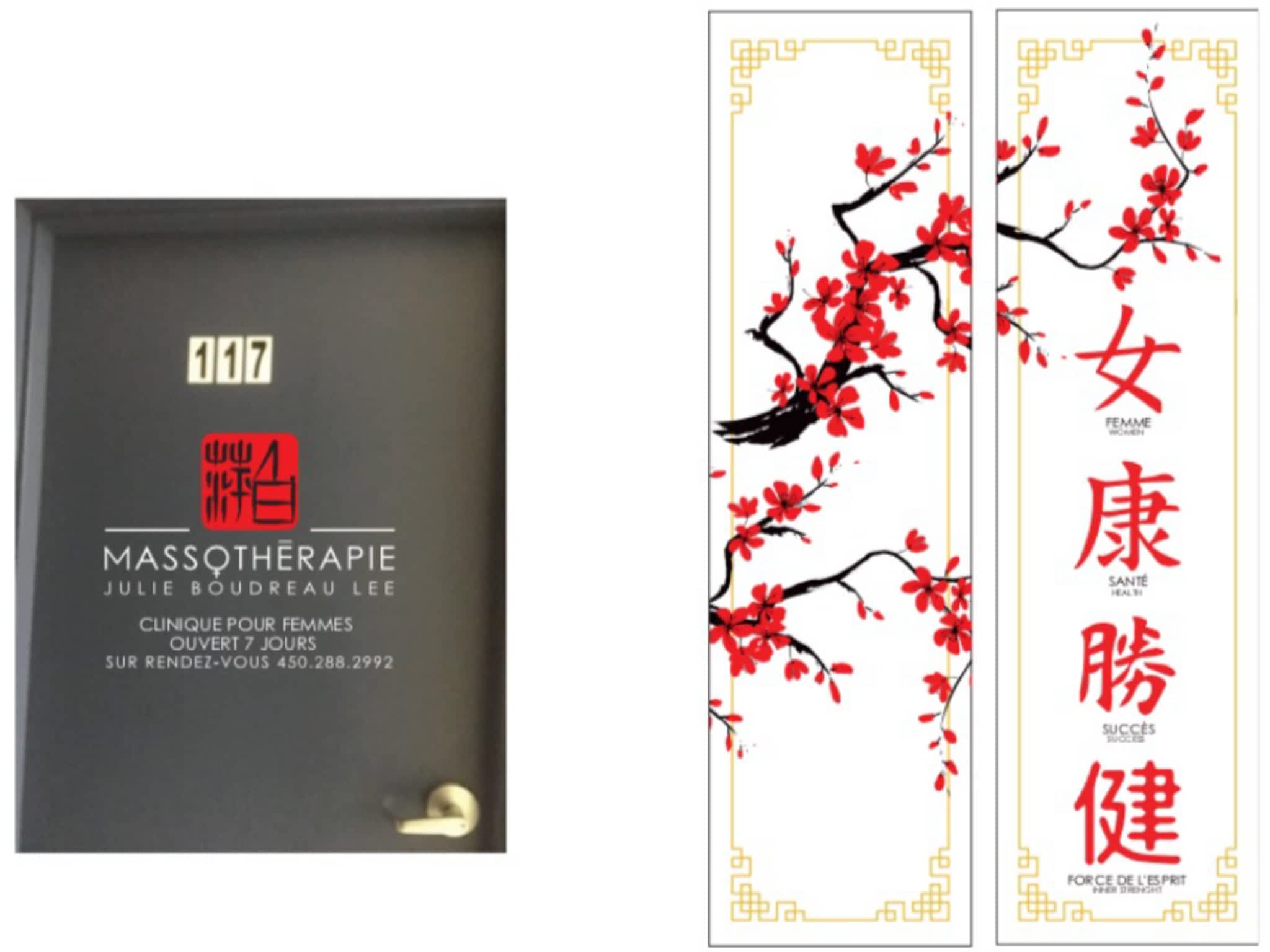 photo Massothérapie Julie Boudreau Lee