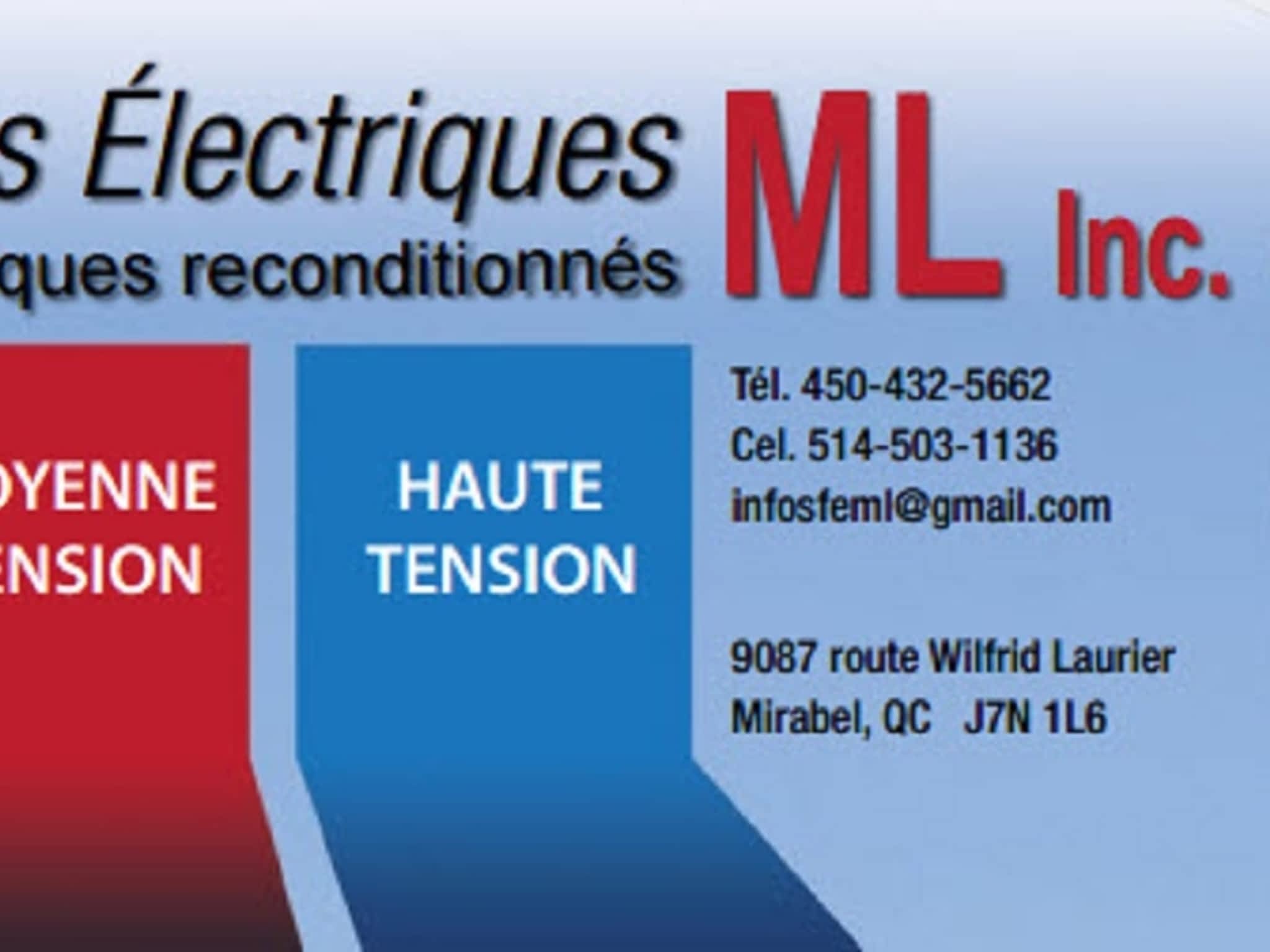 photo Fournitures Electriques ML Inc