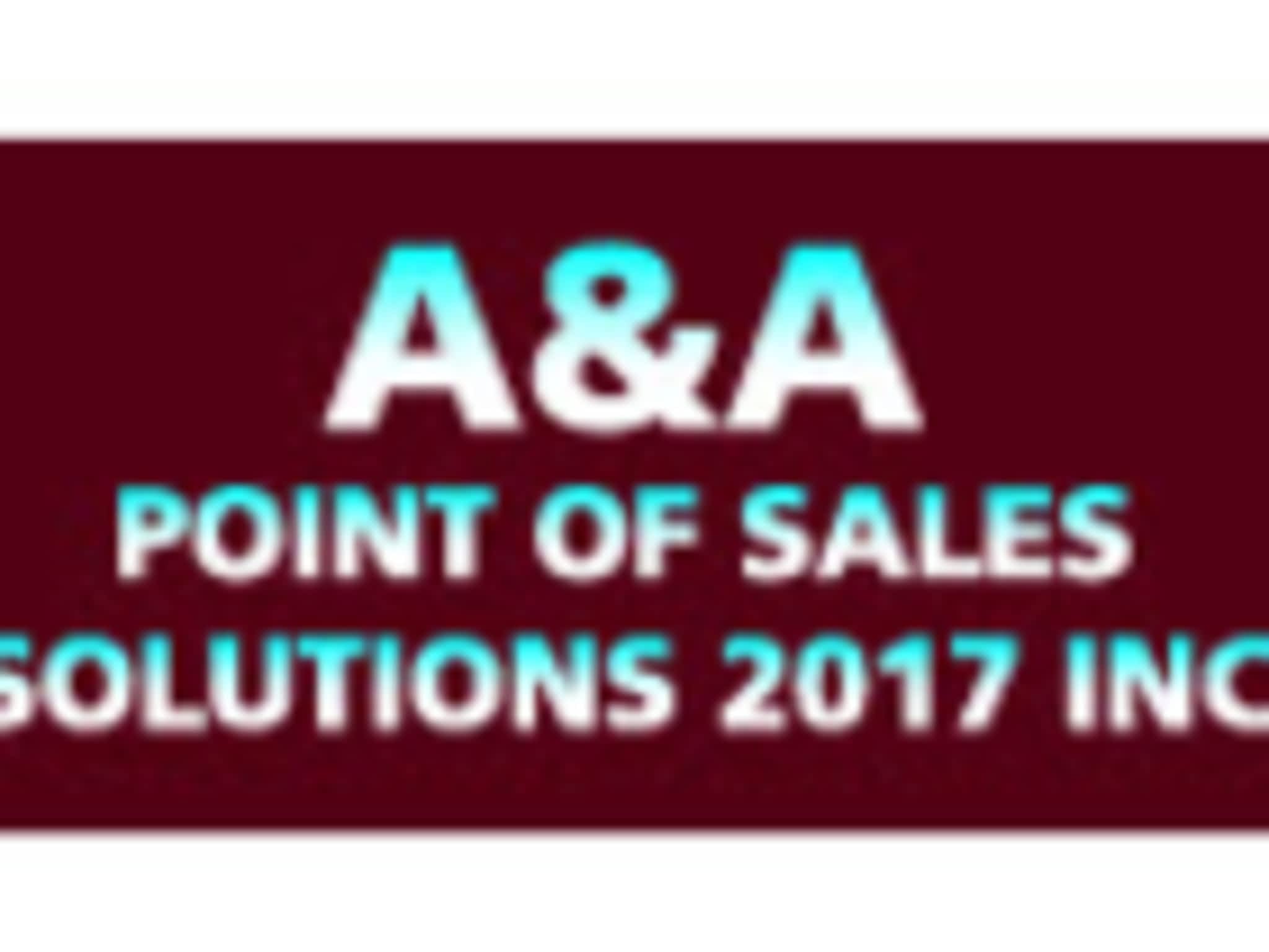 photo A&A Point of Sales Solutions 2017 Inc