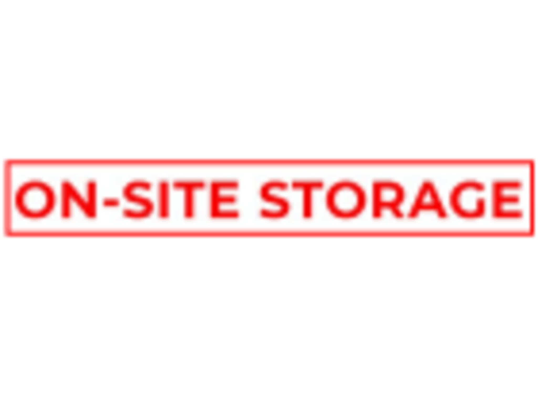 photo On Site Modular Storage