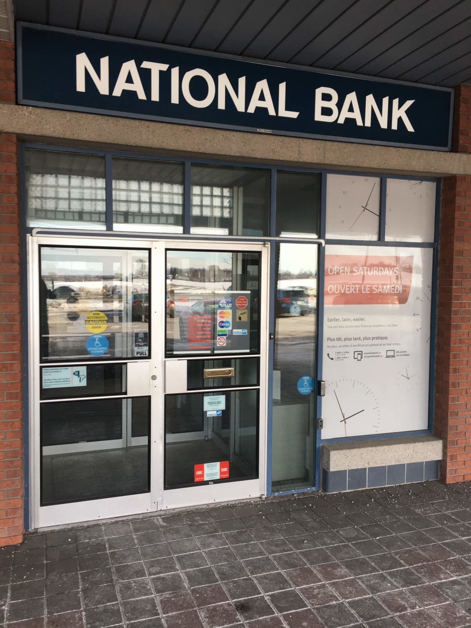 National Bank Opening Hours 780 Baseline Rd Plaza Fisher Heights