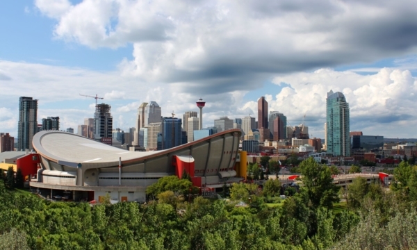 Bars near the Saddledome in Calgary