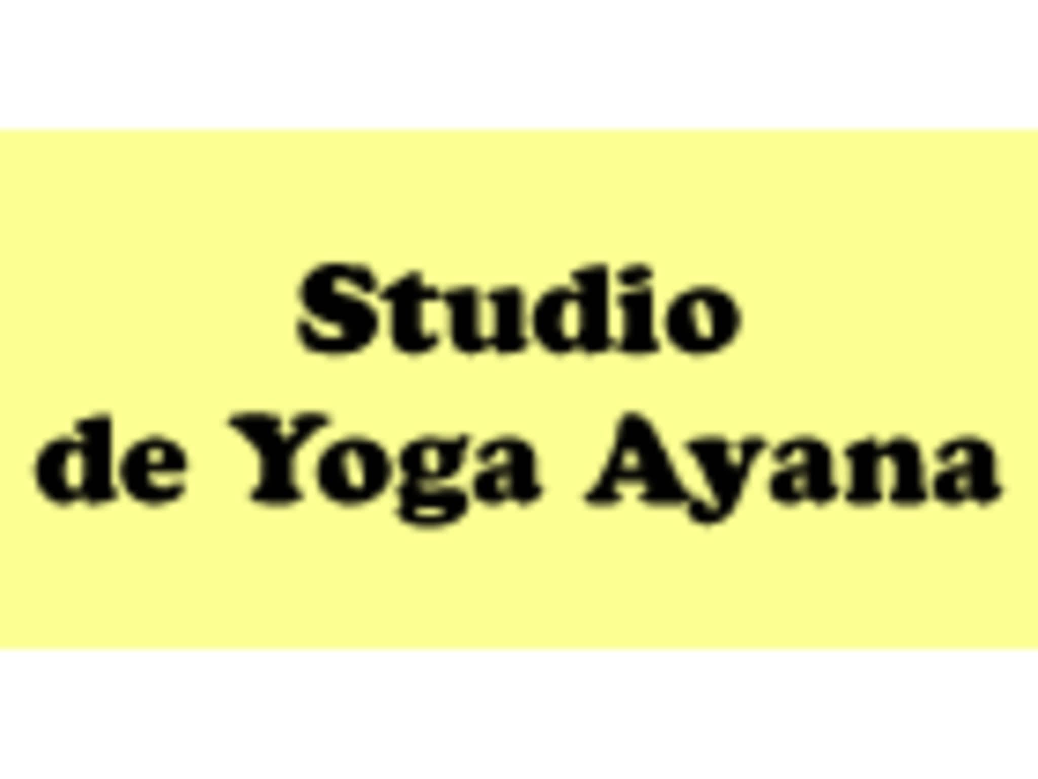 photo Studio de Yoga Ayana