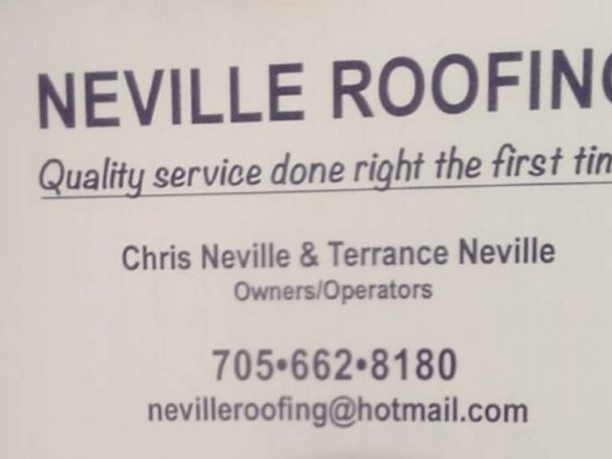 photo Neville Roofing
