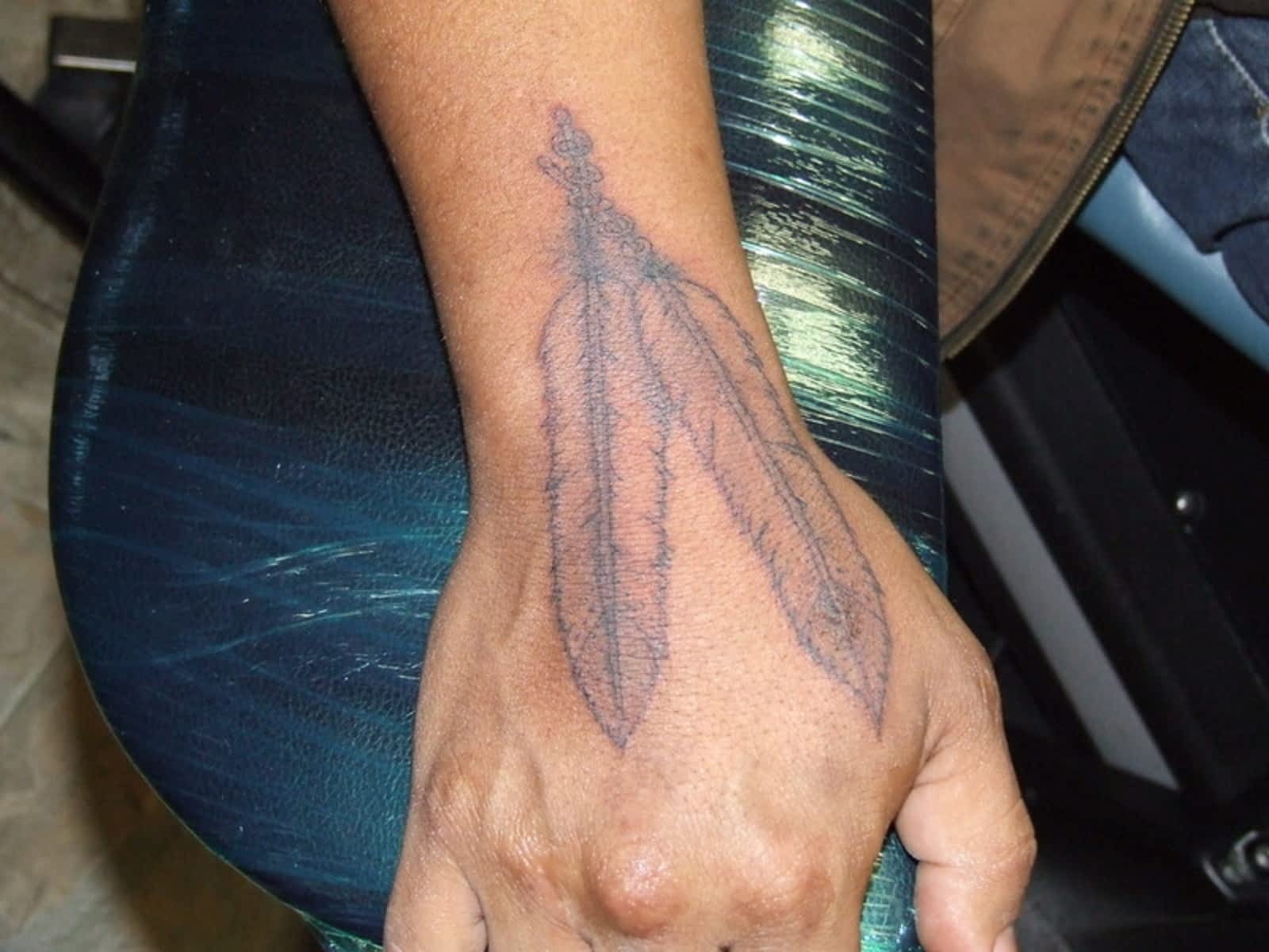 Little Tattoos  Diver tattoo on the left Achilles heel Tattoo