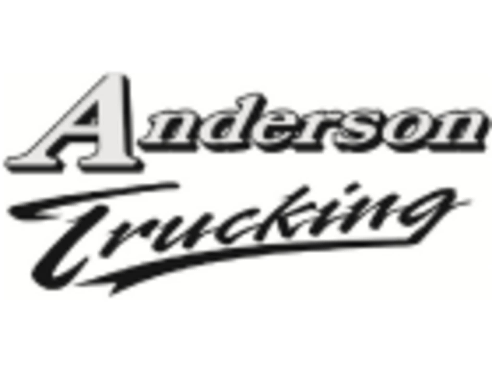 photo Anderson Trucking LTD