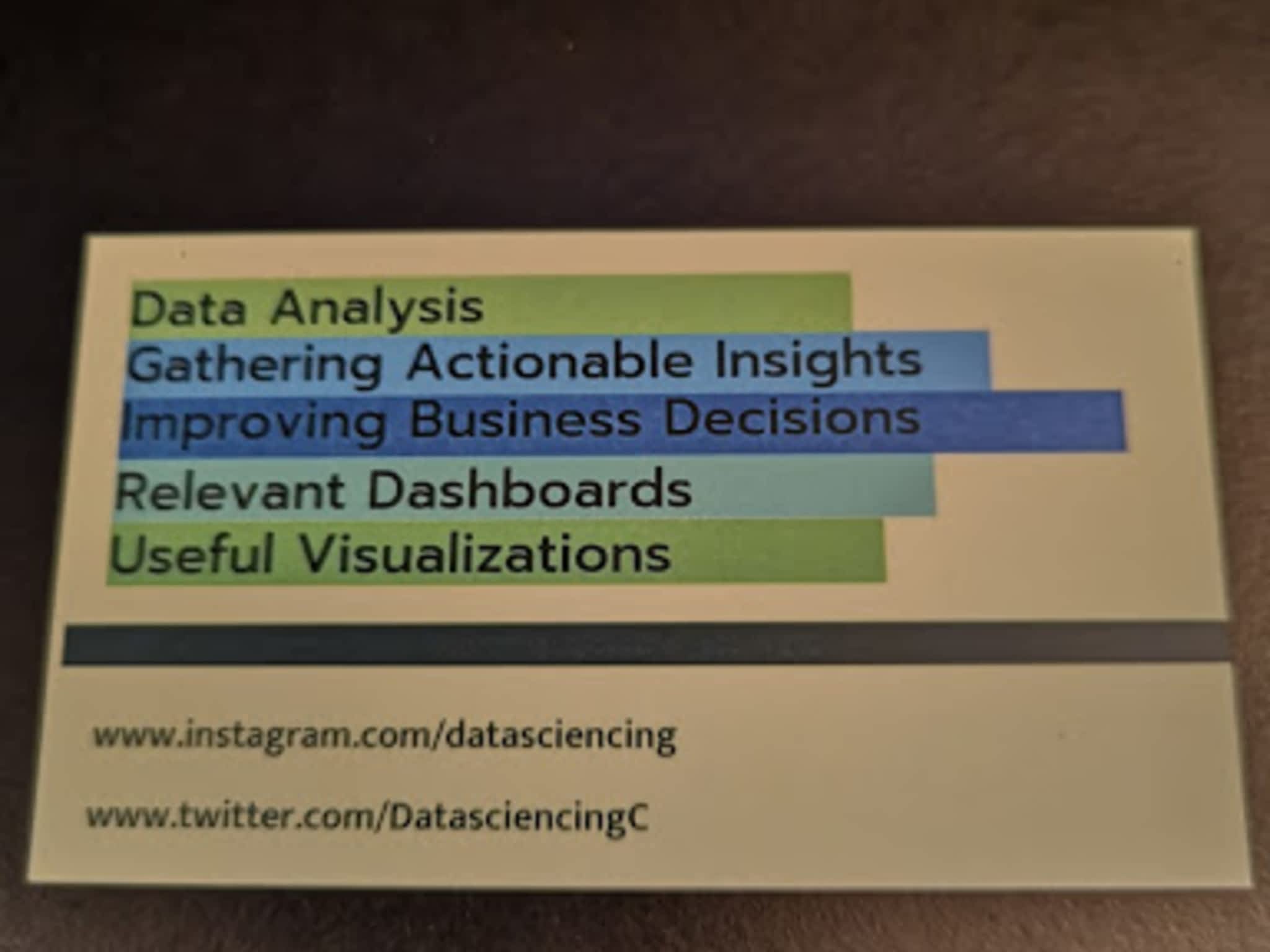 photo Data Sciencing Consultants