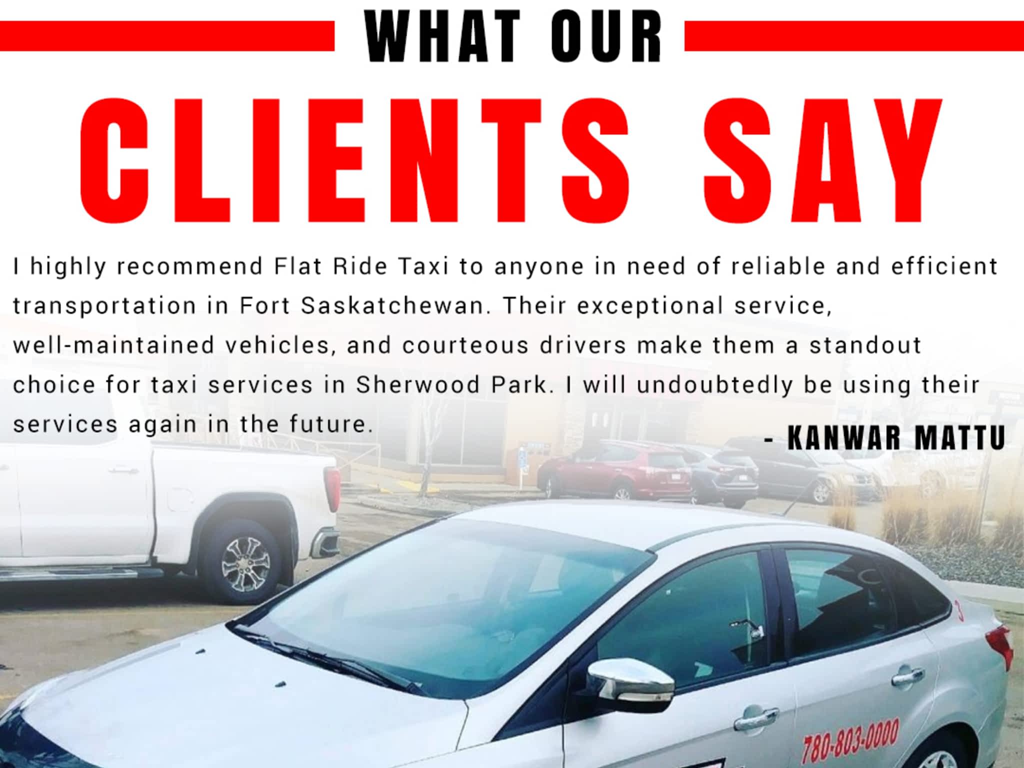 photo Flat Ride Taxi Inc - Sherwood Park Taxi Service