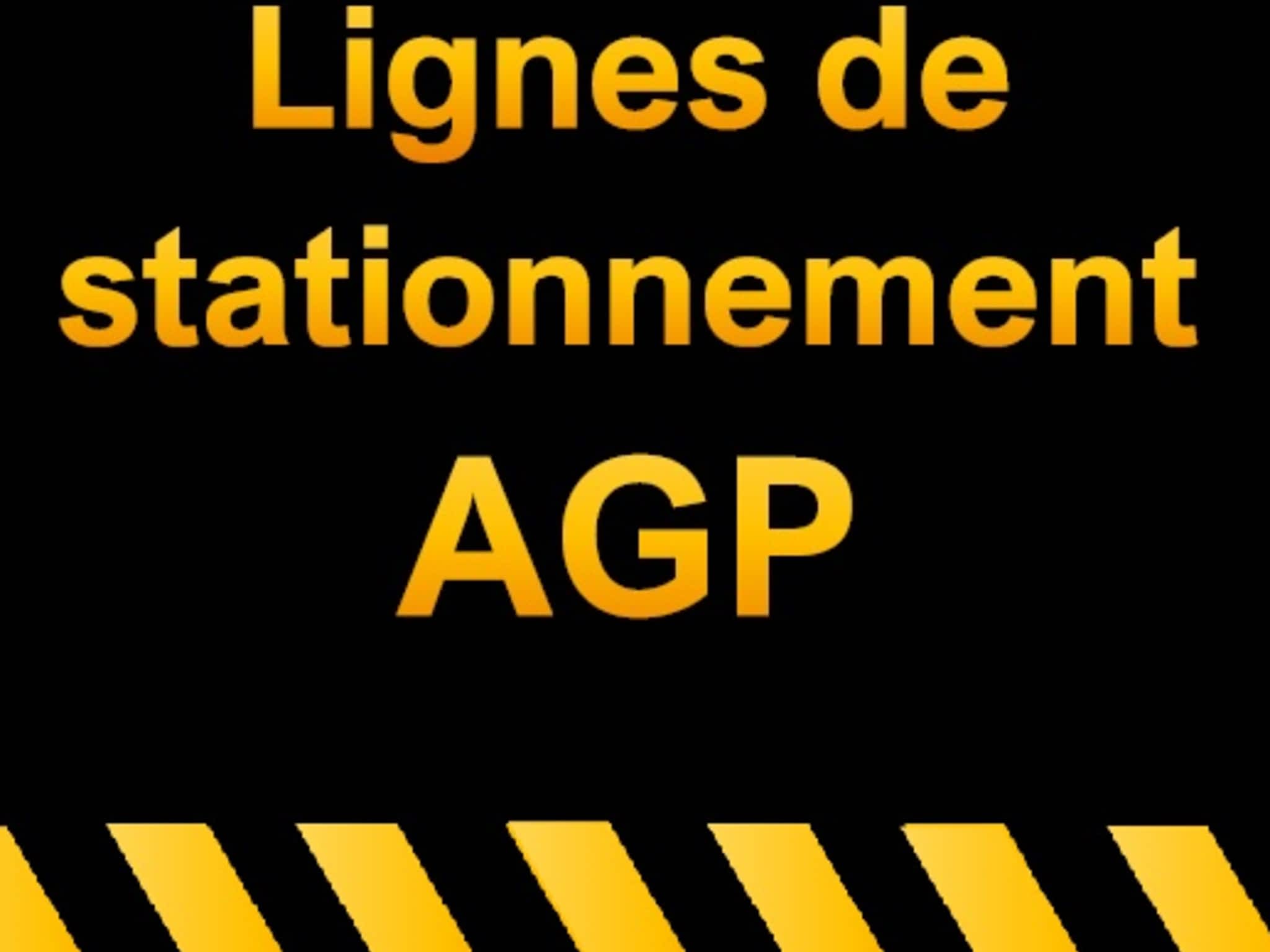 photo lignes de stationnement AGP