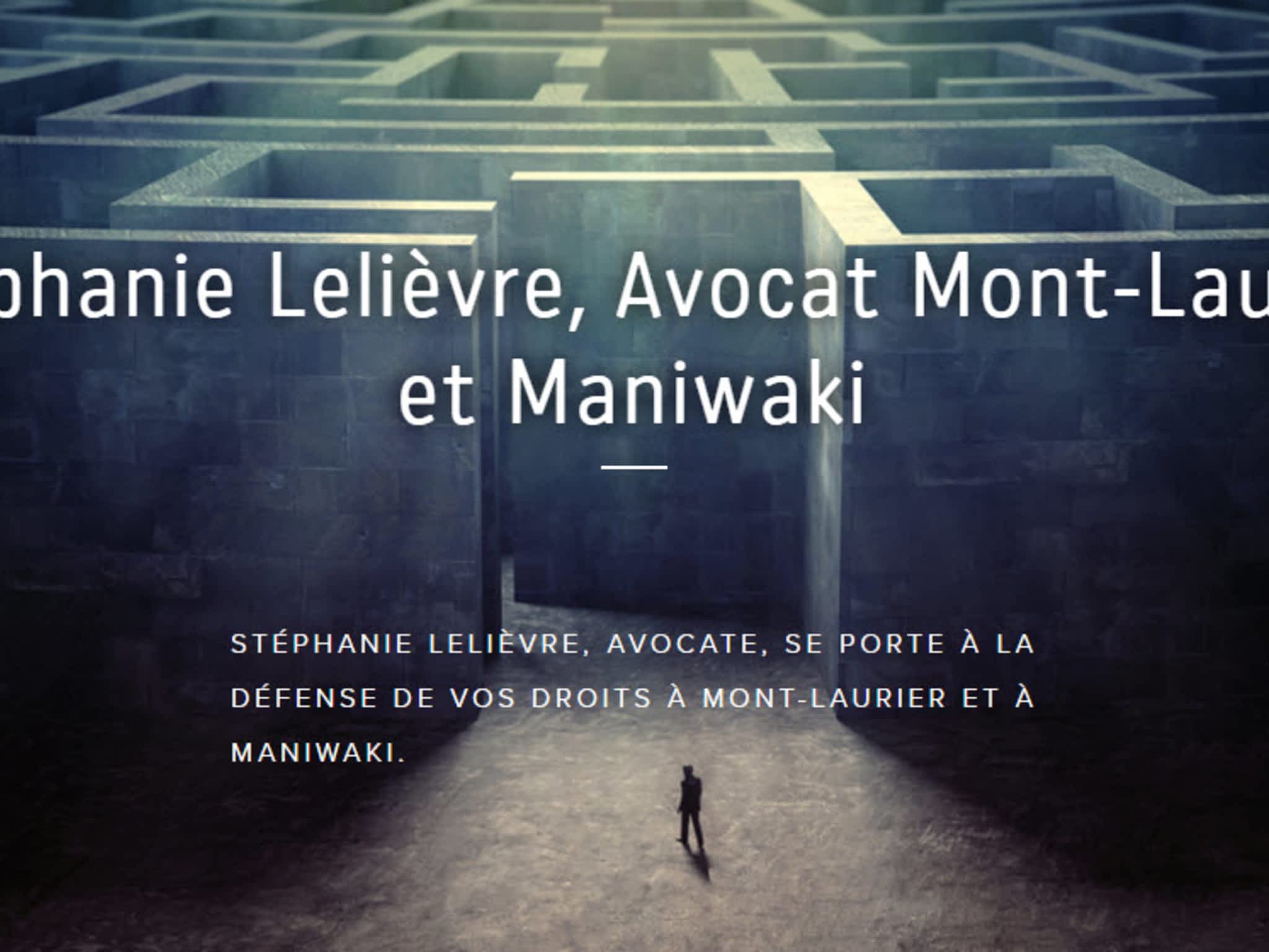 photo Stéphanie Lelièvre Avocate